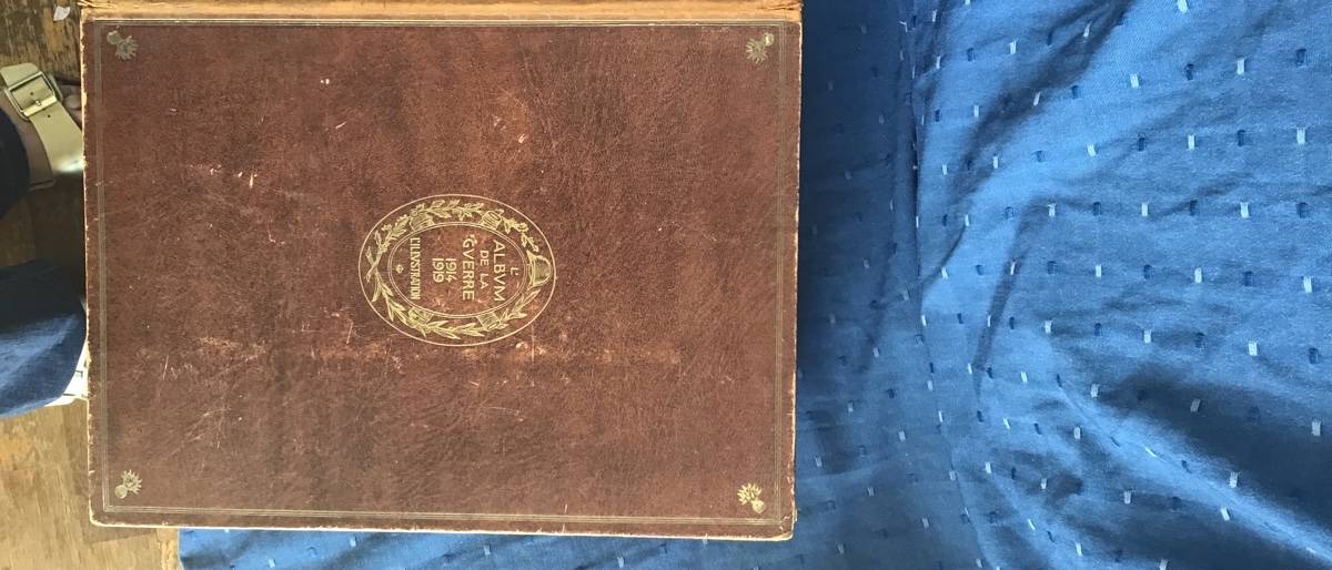 Album guerre 1914-1919,édité par  l.illustration  en 1932 deux tomes reliés cuir - parfait intérieur