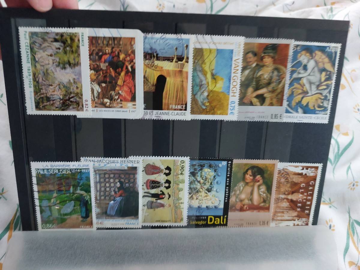 Album de timbres contemporains oblitérés