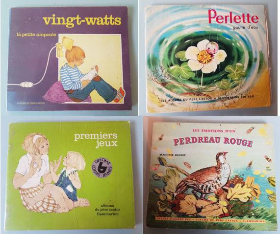 Lot de 10 Albums du père Castor