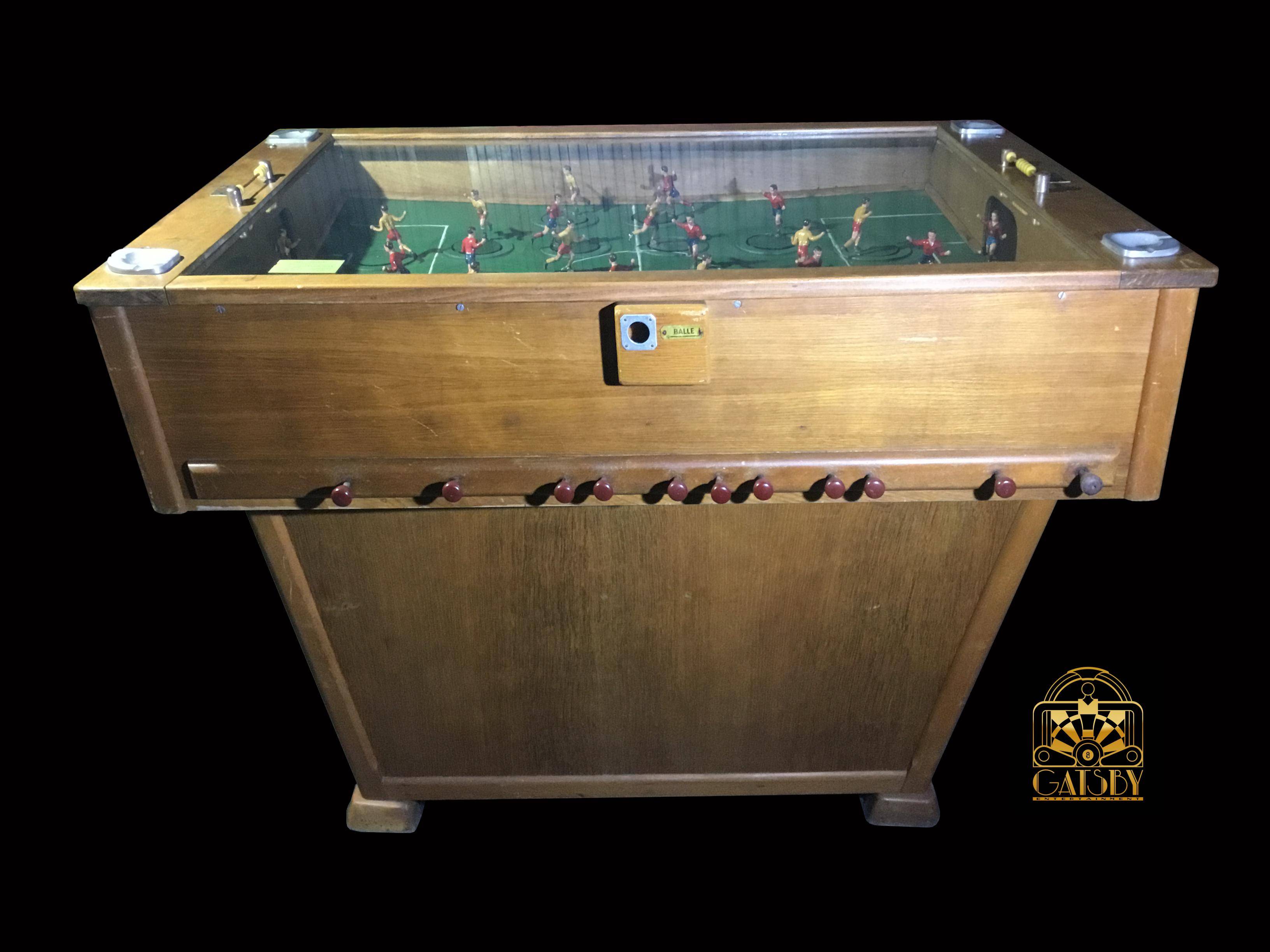Jeu ancien jeu de football en tole des années 50