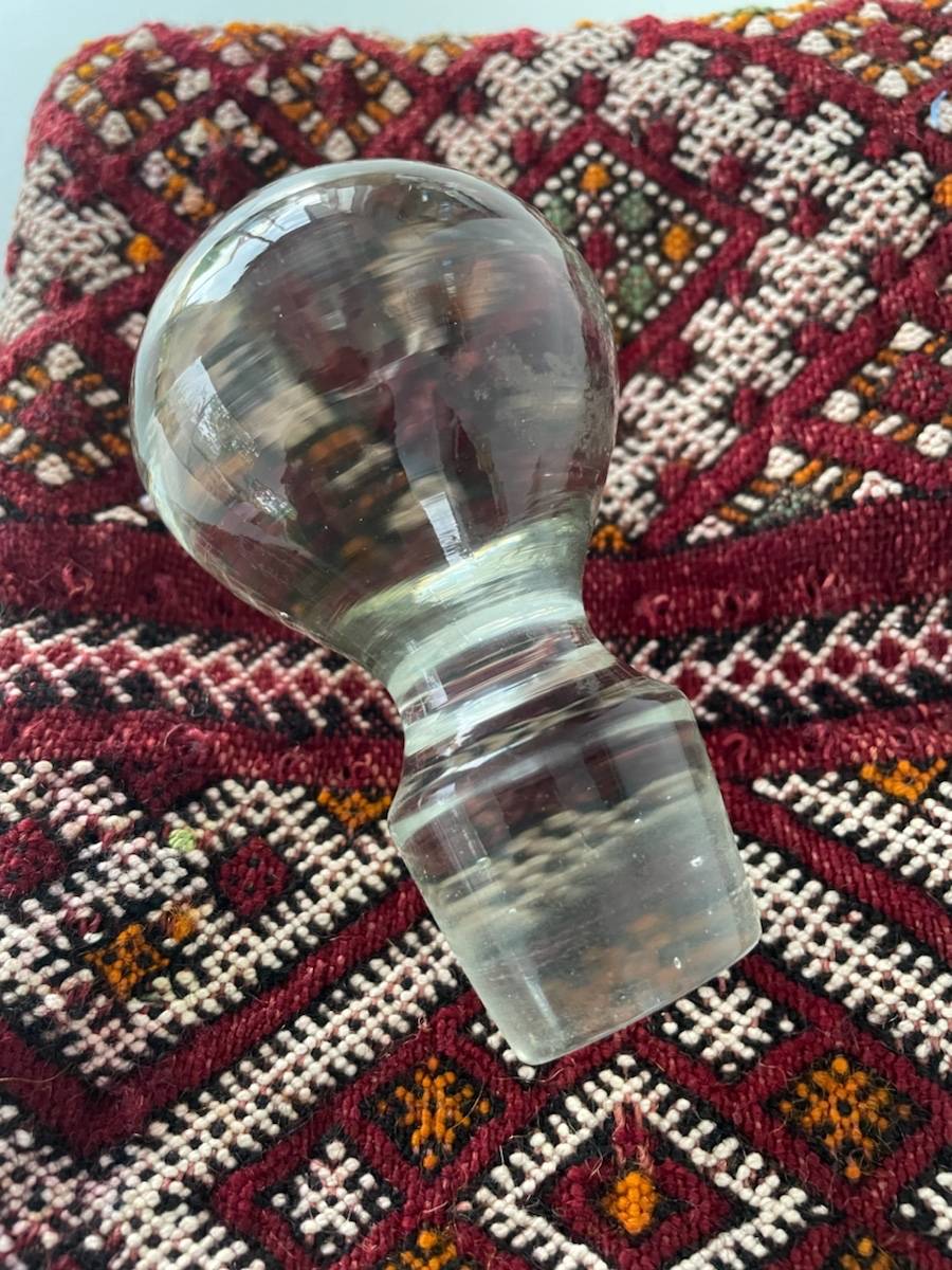 Ancien bouchon de carafe boule