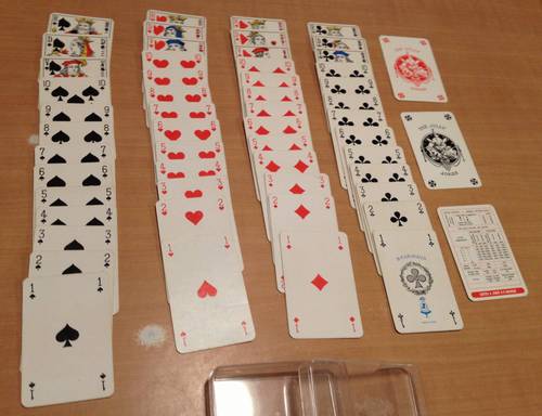 Ancien Jeu de 54 Cartes à jouer B.P.Grimaud - bridge ou autre