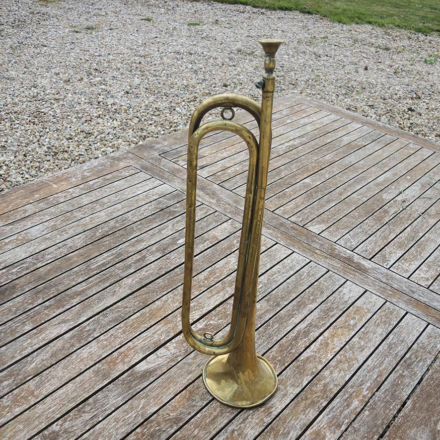 Ancien Clairon ou Trompette en Laiton