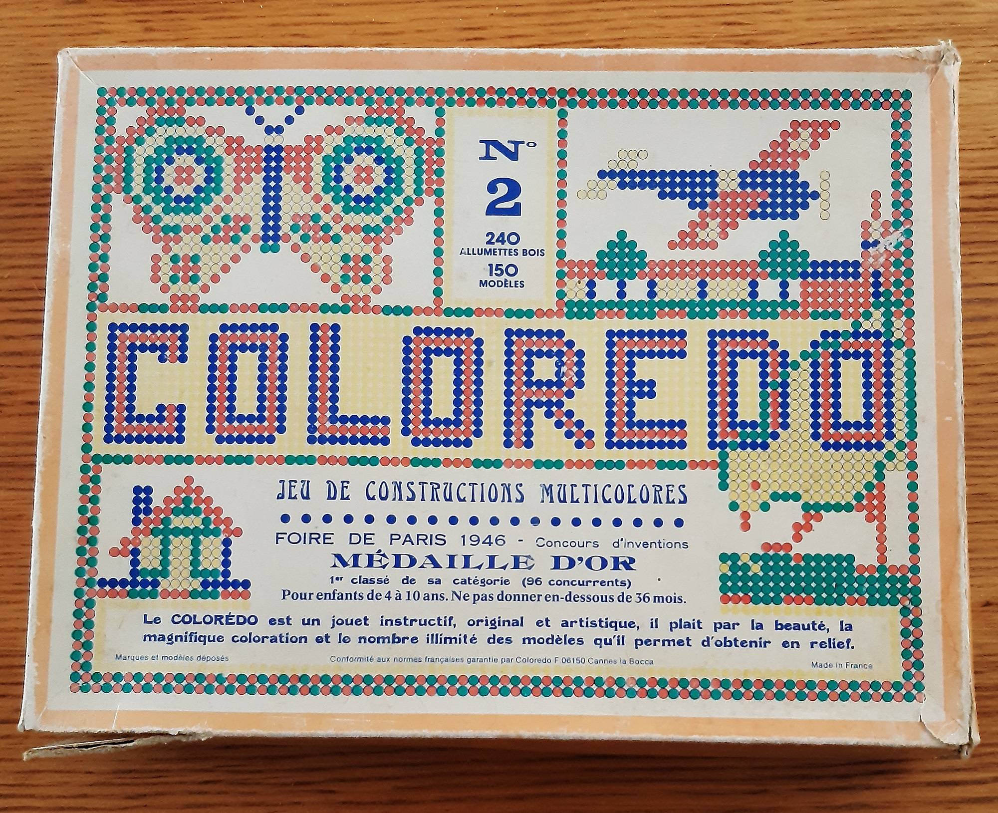 Vends ancien jeu Coloredo N° 2  (années 70)