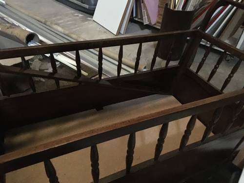 Vends lit bébé ancien en bois