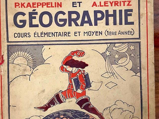 Ancien manuel de géographie HATIER 1938 cours élémentaire