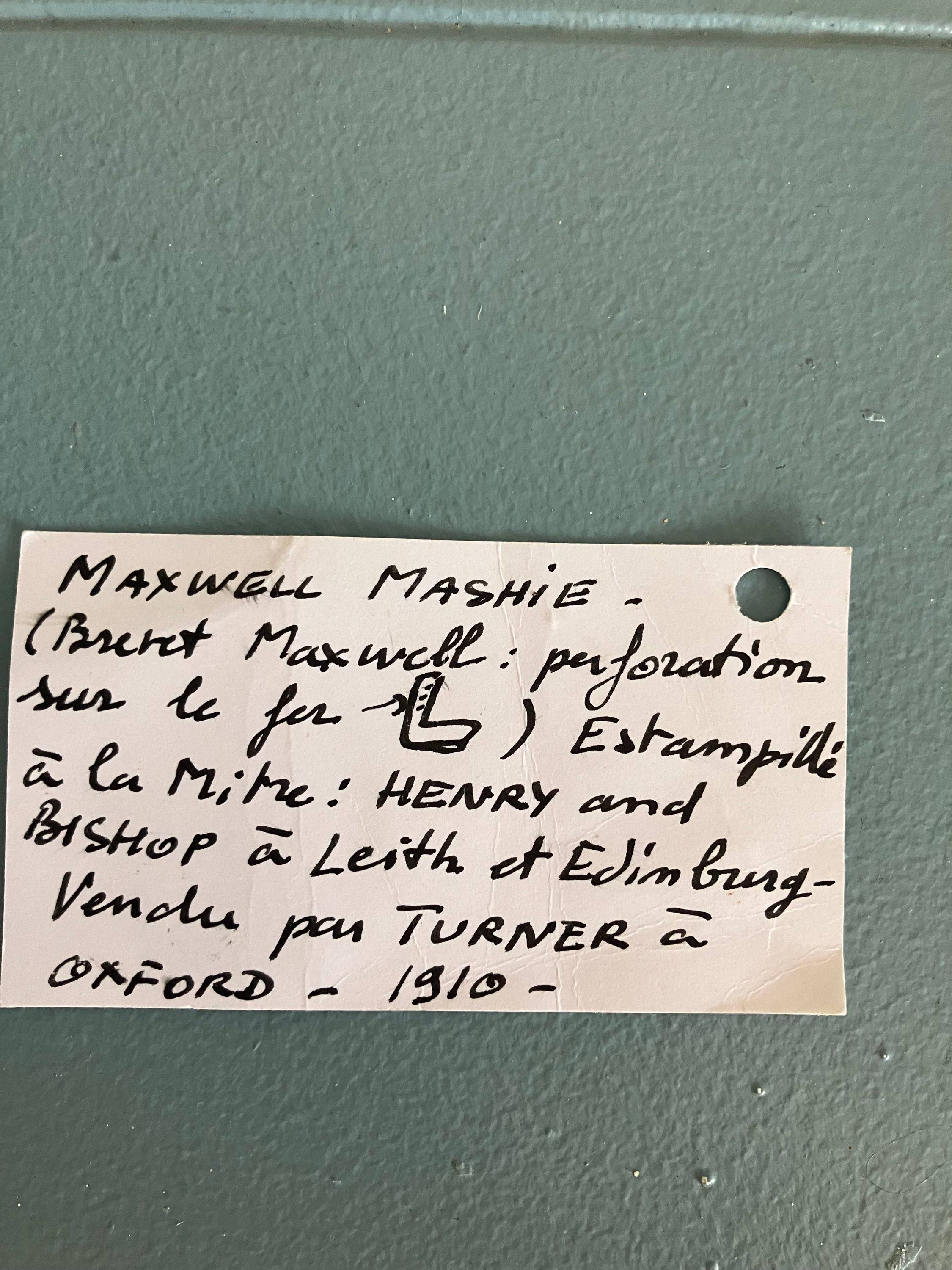 Club de golf ancien Maxwell Mashie 1910