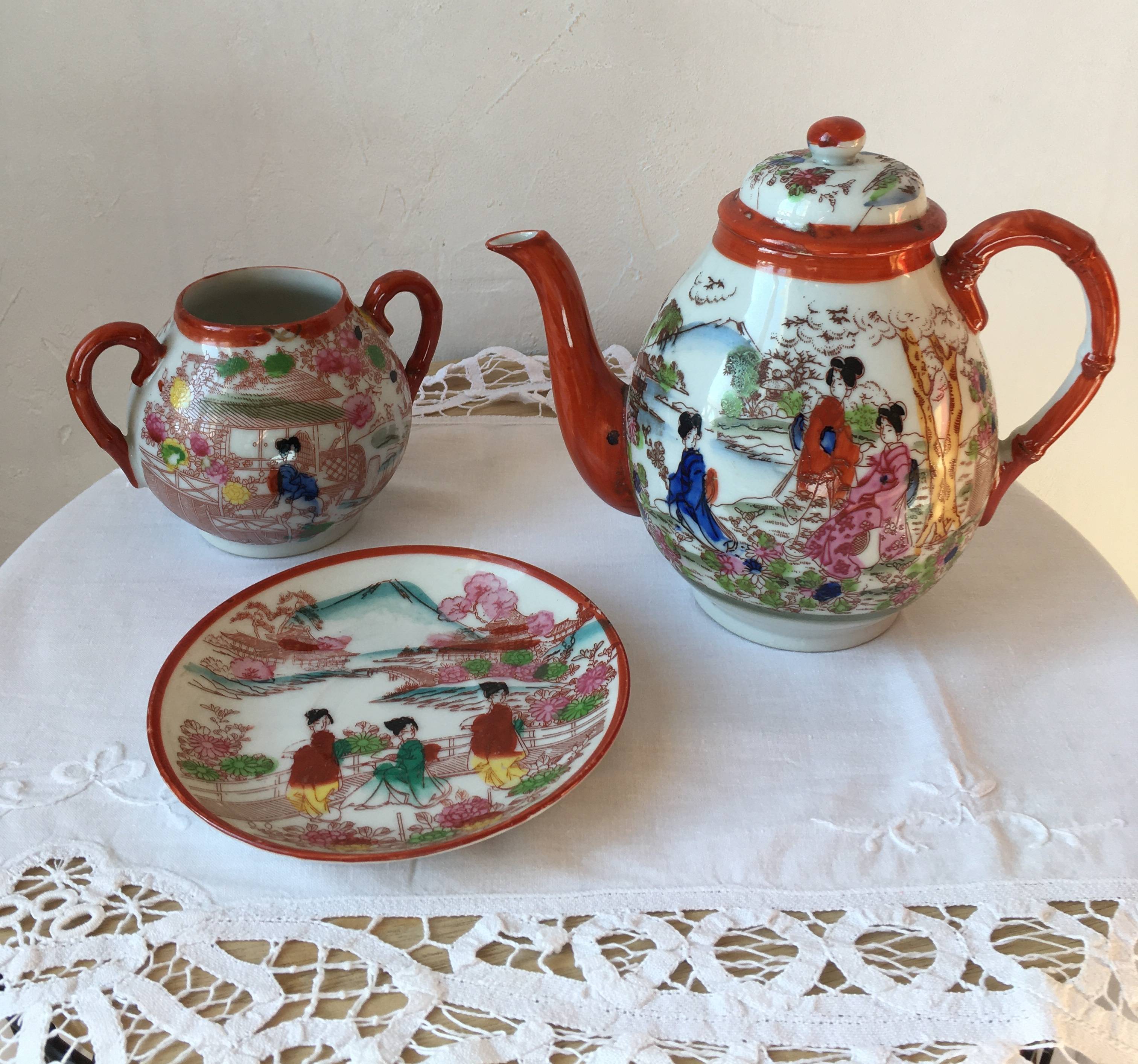 Service à thé Japonais en Porcelaine - Arts de la table