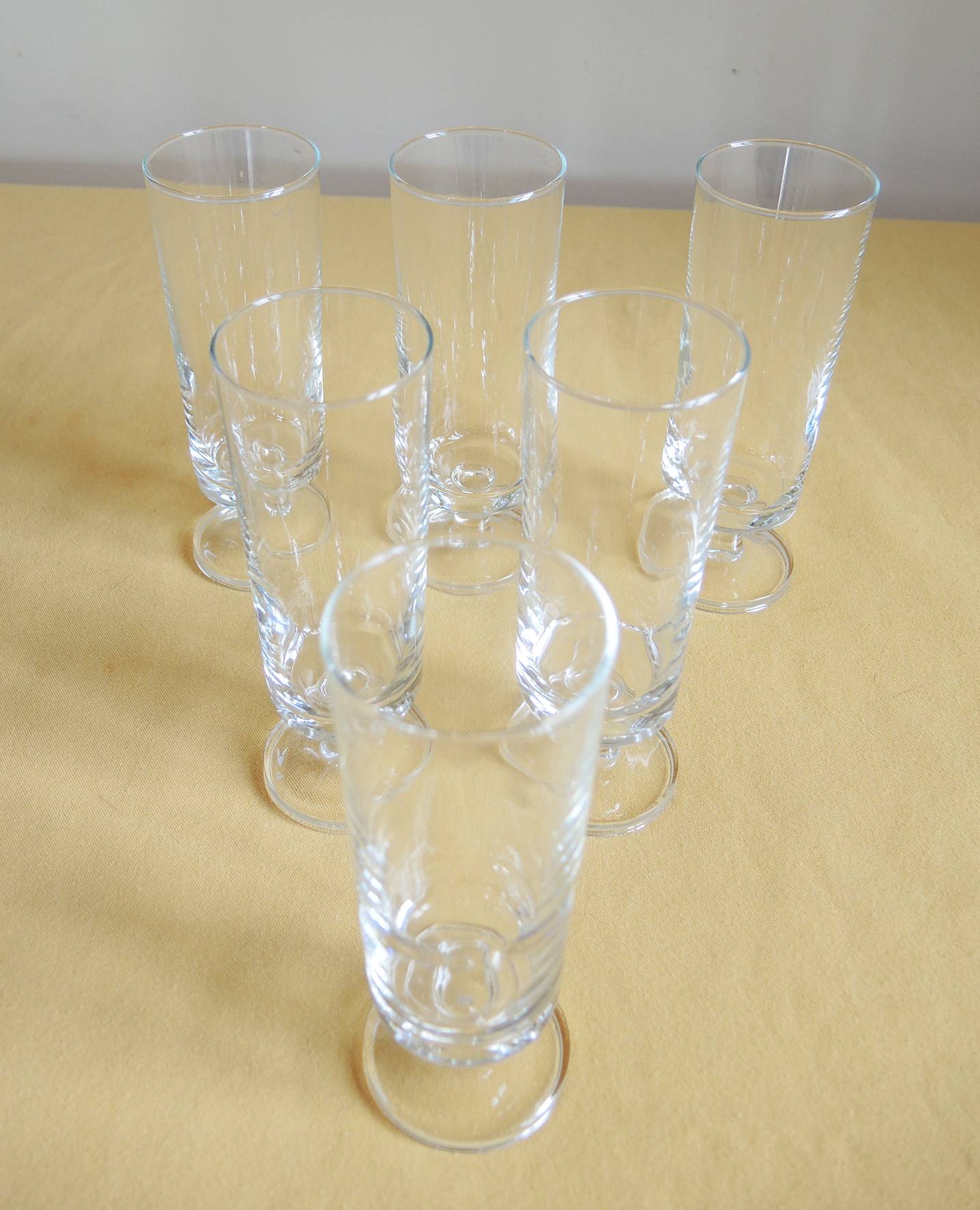 LOT de 11 ANCIENS VERRES DIFFERENTES FORMES 7 MODELES différents Collection D