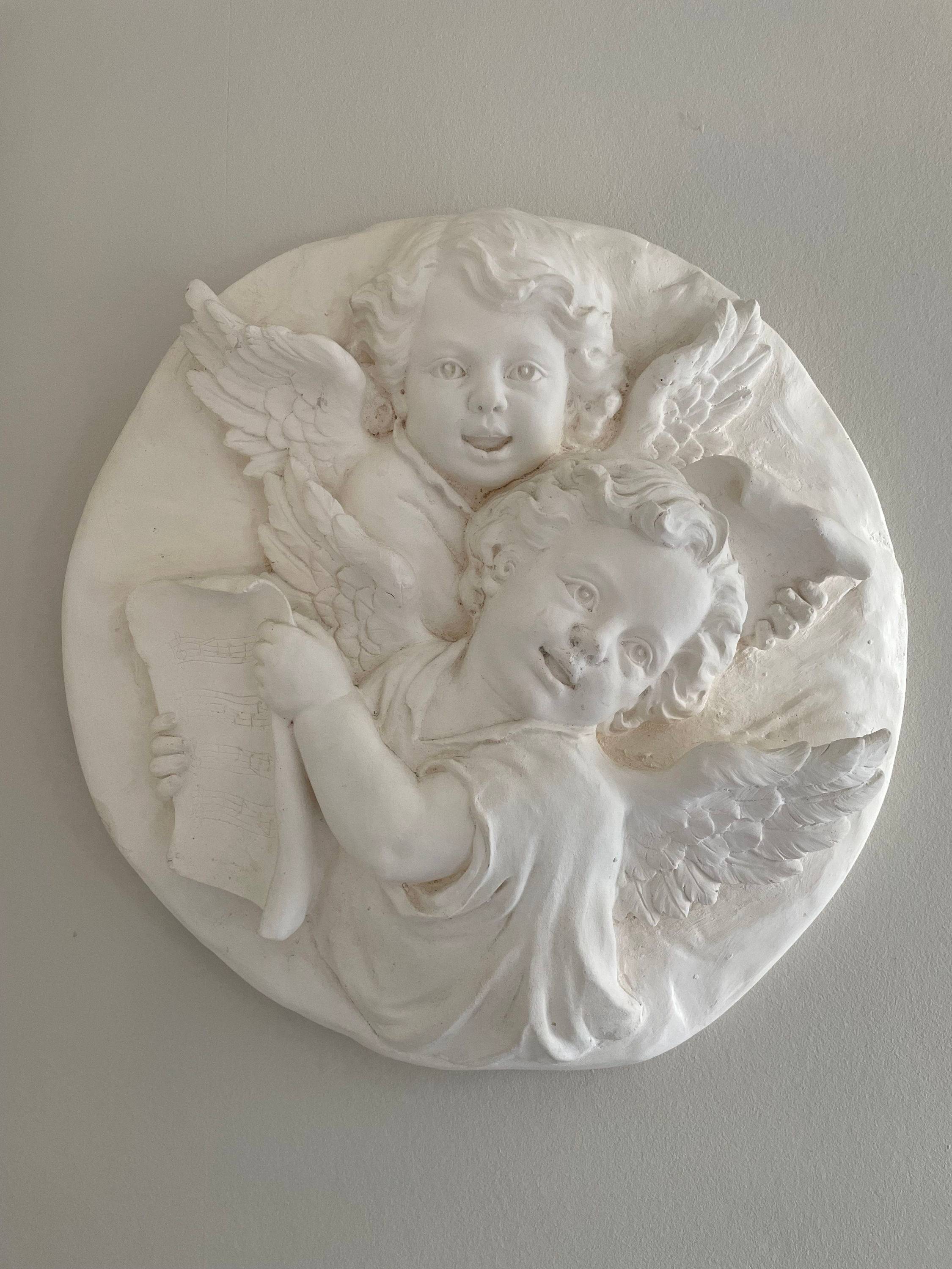 Vends angelots en plâtre