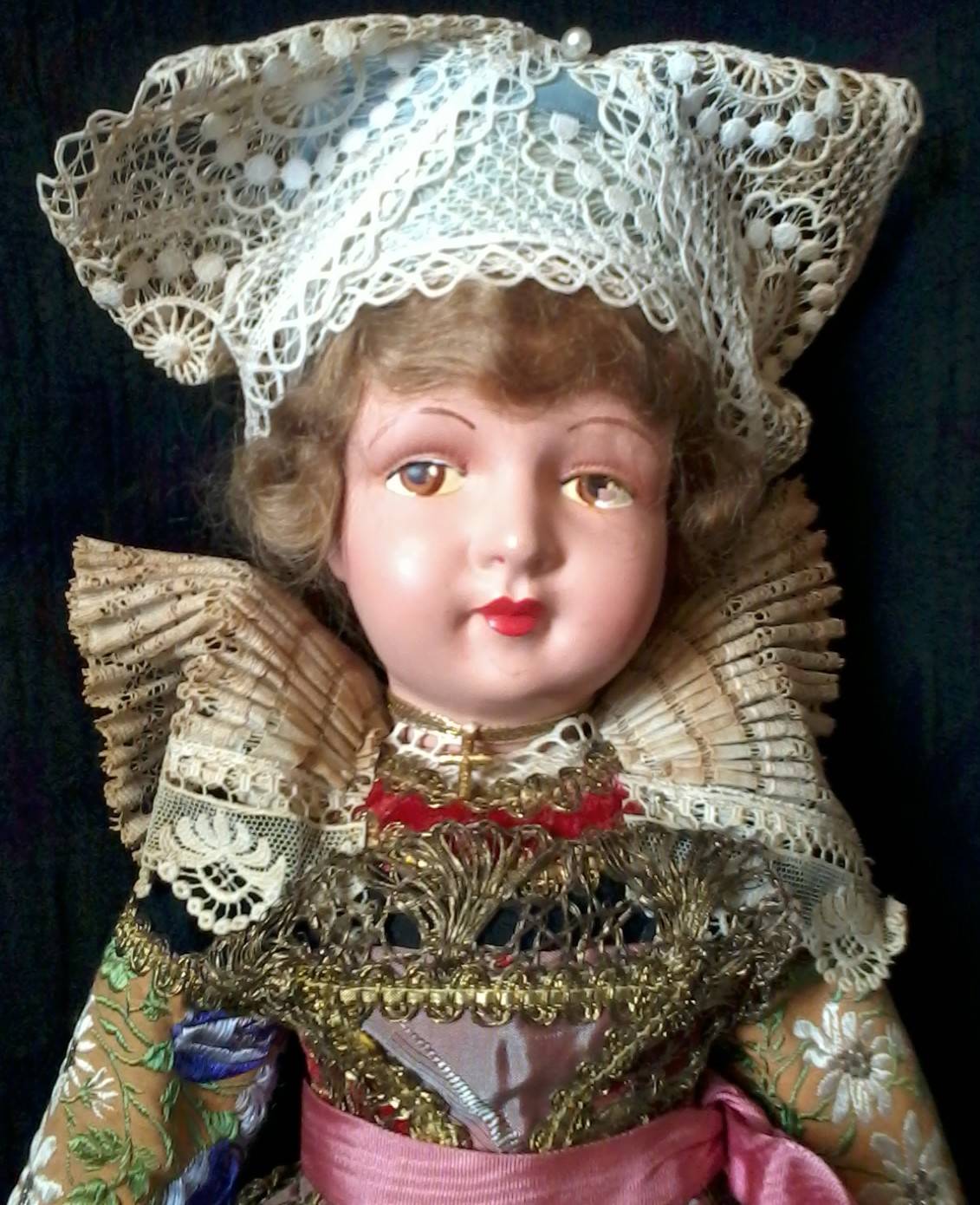 Grande Poupée Mariée Vintage 63cm - Années 40/50 - Collection - Pièce Rare