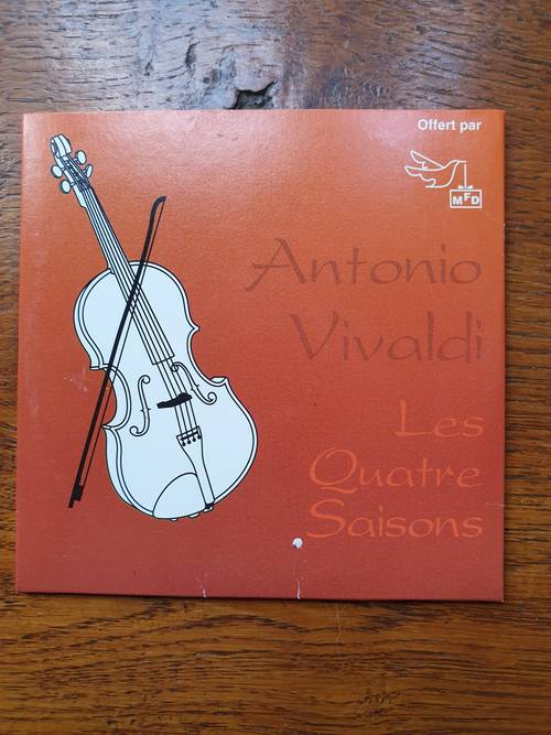 CD Antonio Vivaldi les quatre saisons op. 8 n° 1-4