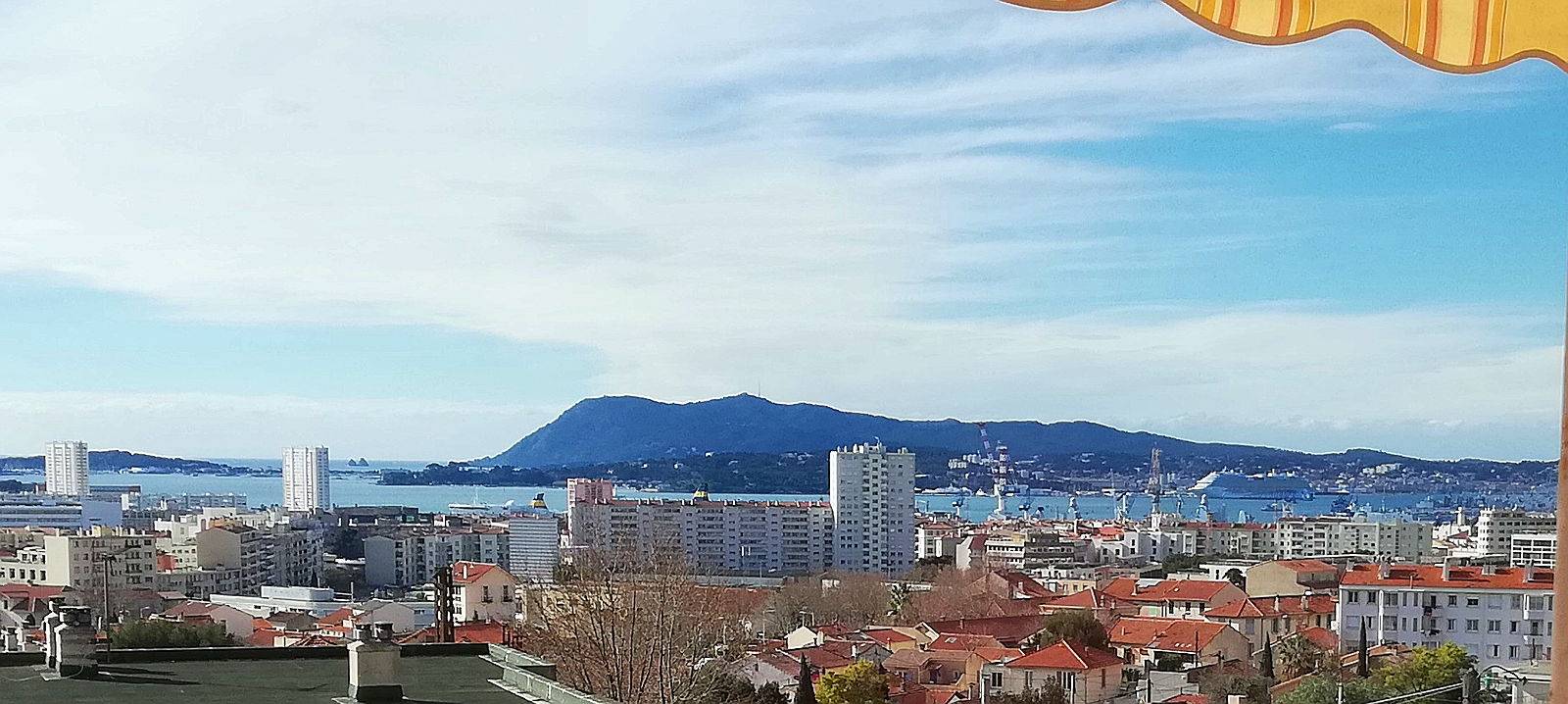 Loue appartement vue mer 80m² Toulon