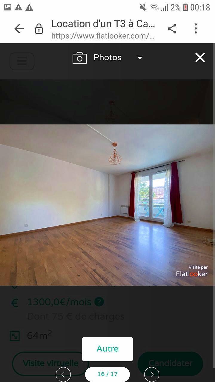 Loue appartement T3 via agence - 64m², Saint-Denis (93)