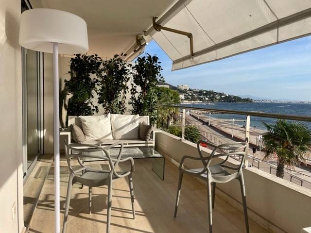 Loue appartement Cannes Palm Beach front de mer - 4 couchages