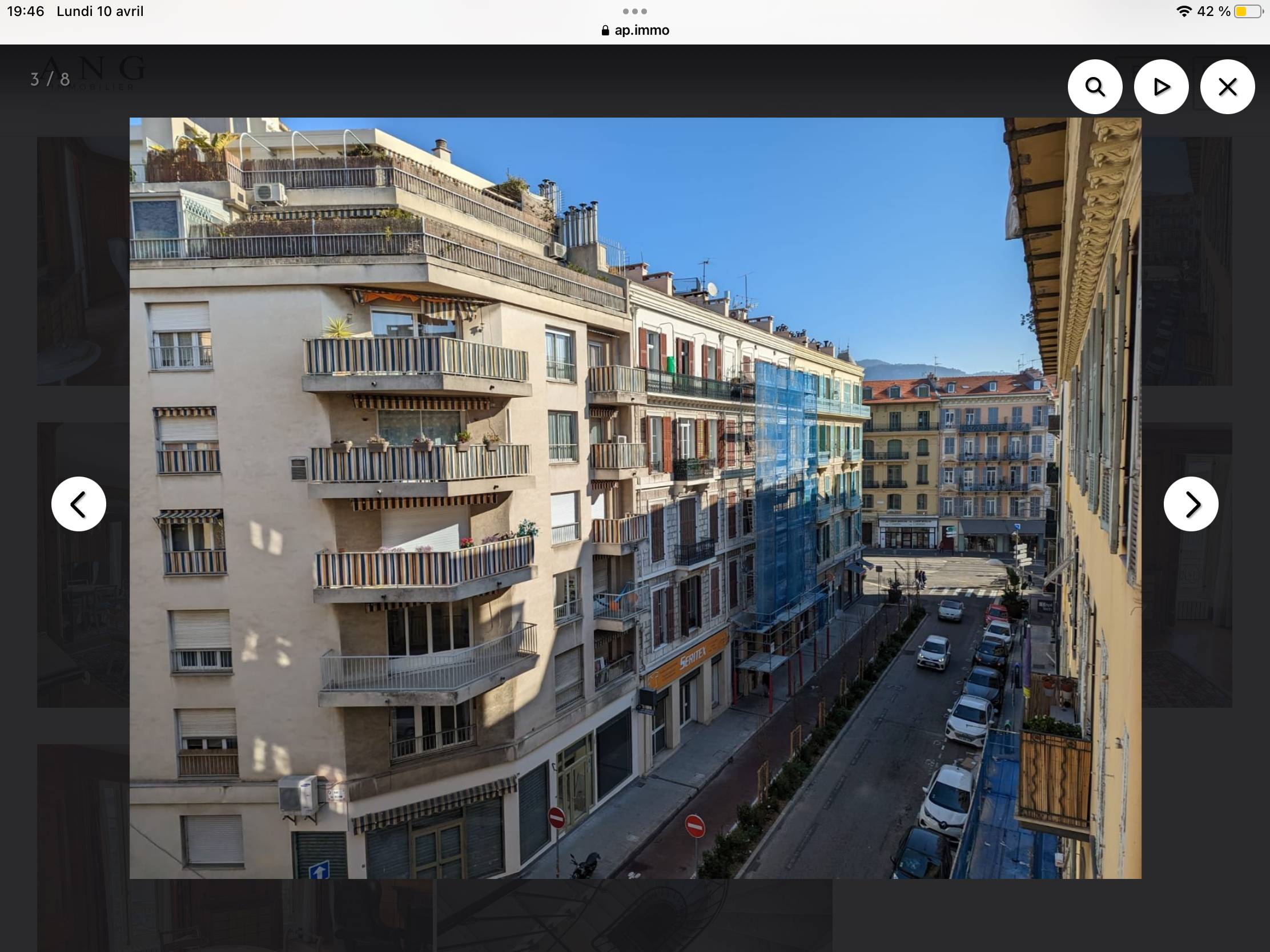 Loue appartement 46m² Nice (06) centre Liberation idéal couple ou colocation - 2 chambres