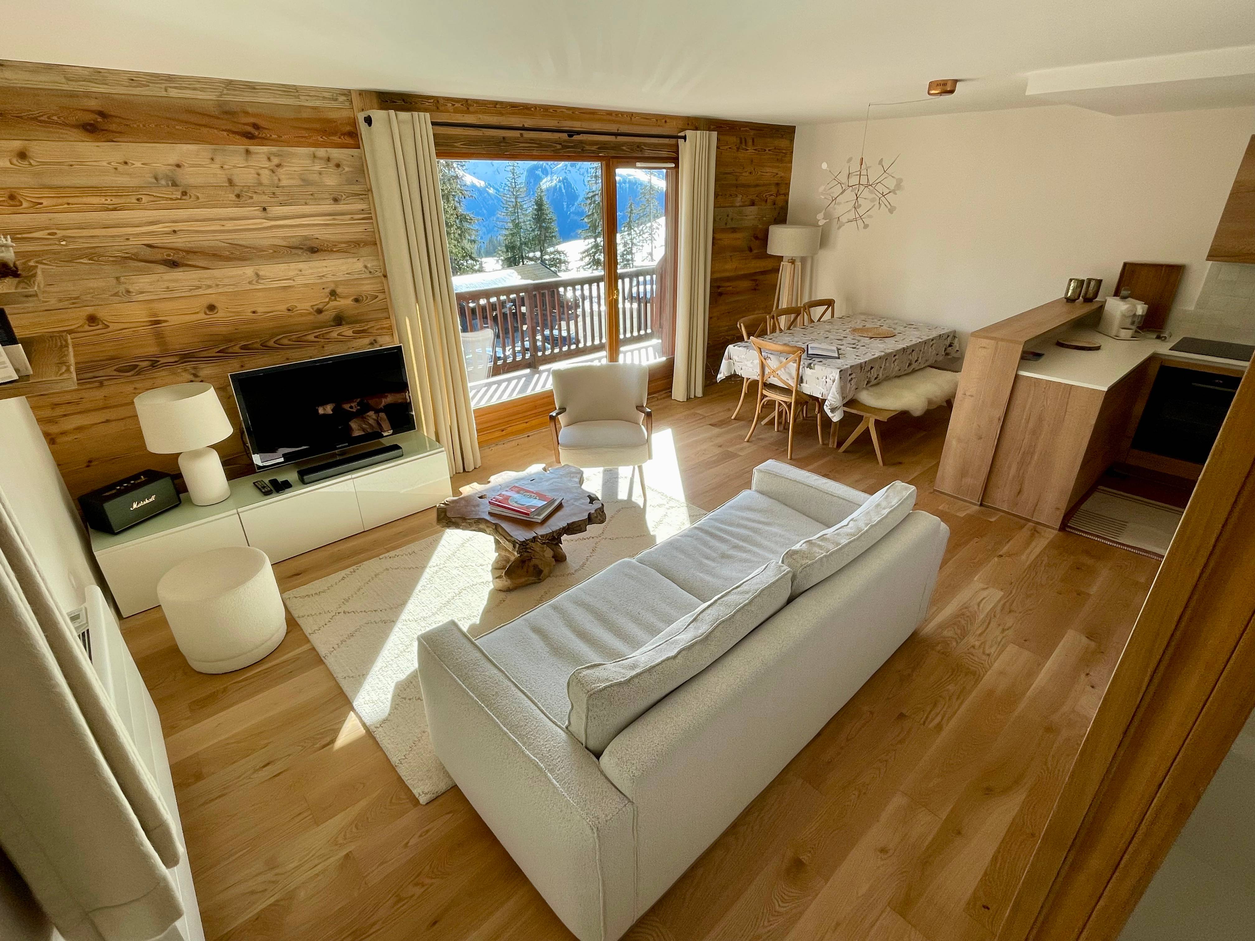 Loue Duplex 3 chambres/ 6-8 couchages sur les pistes -Manigod/La Clusaz