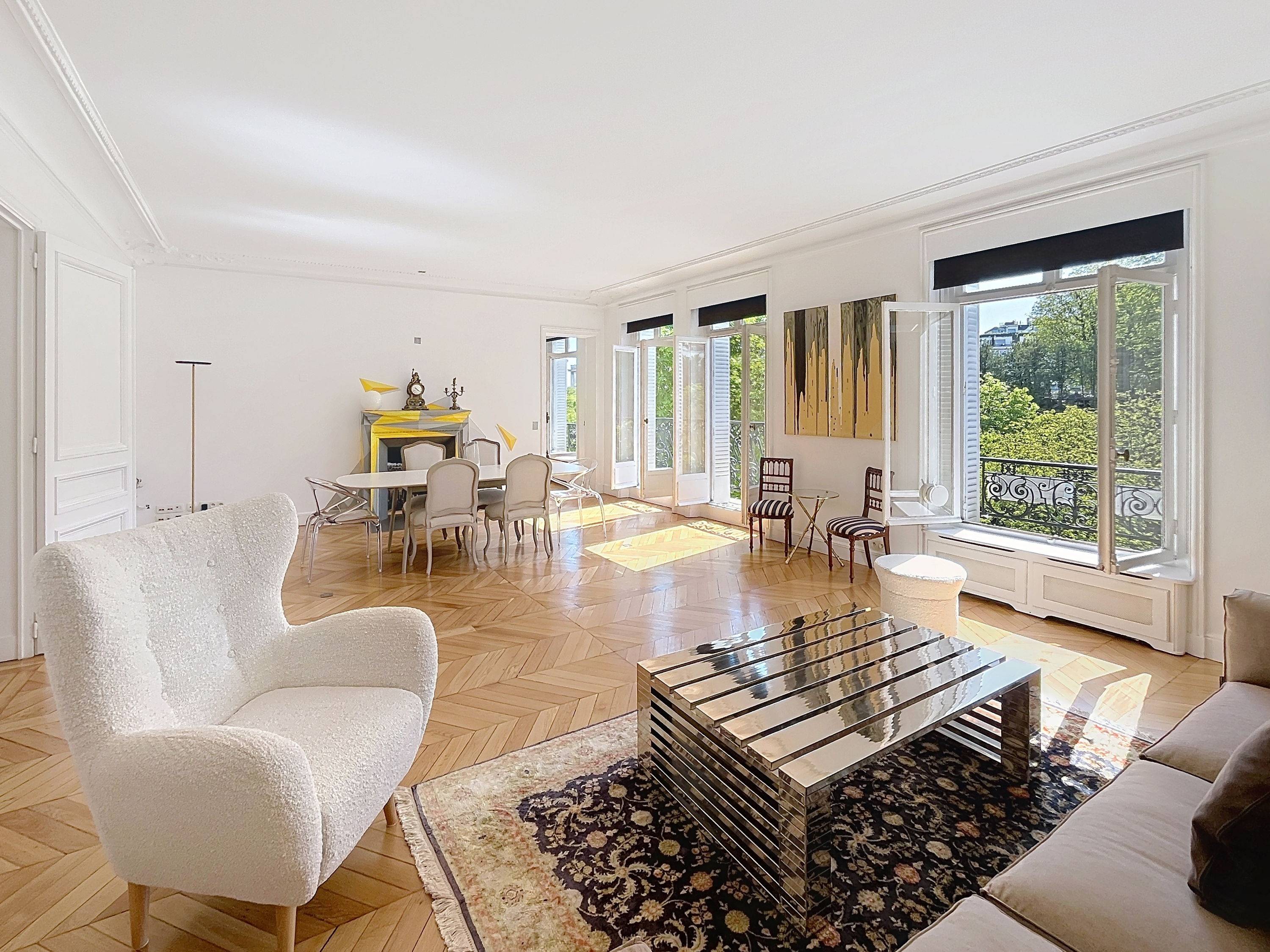 Loue appartement meublé 147m² 5/6P 3 chambres Paris 16ème