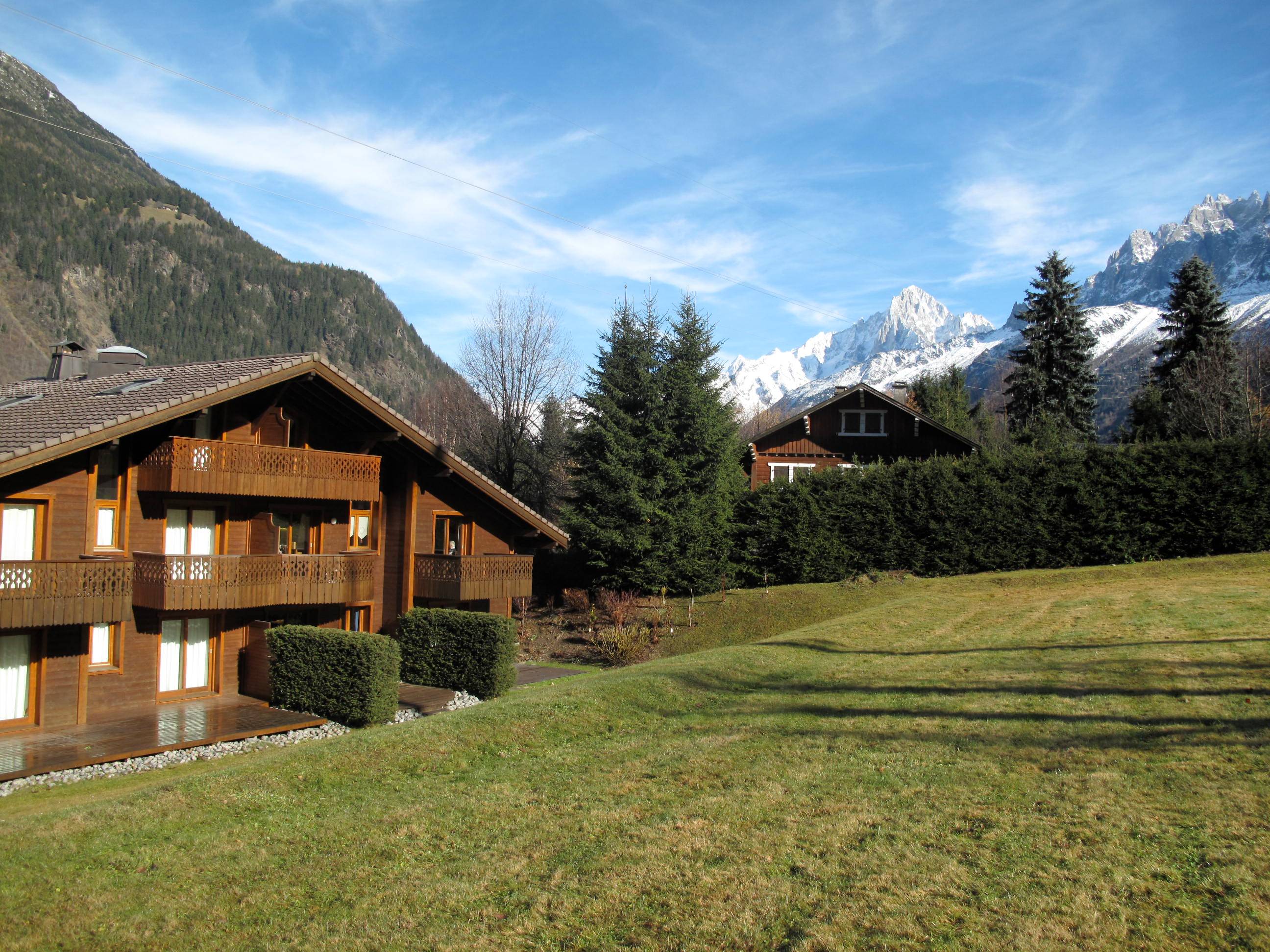 Loue appartement avec grande terrasse vue imprenable - 4 couchages - Les Houches Chamonix Mont Blanc