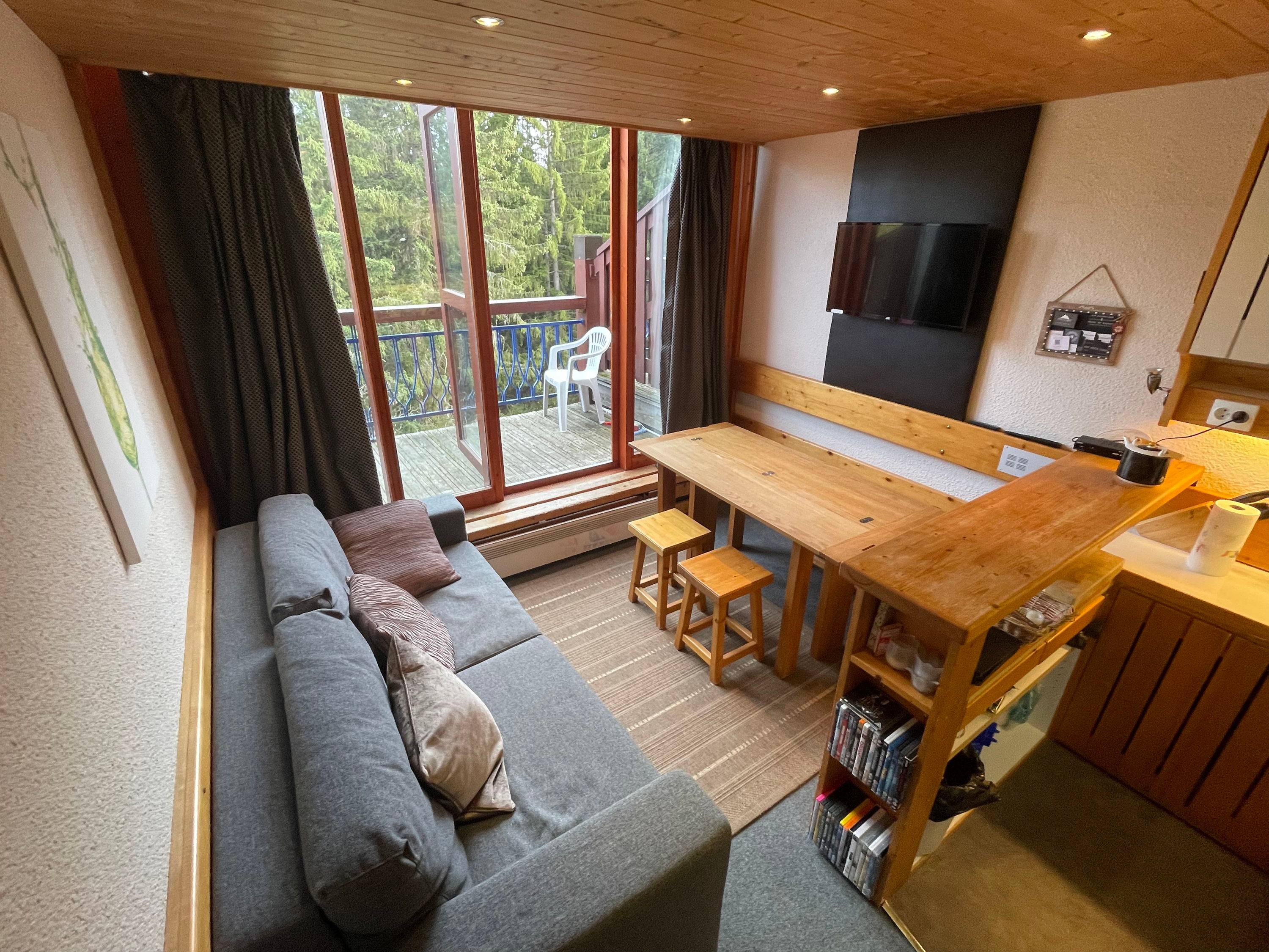 Loue appartement T2 36m² Les Arcs 1800 - 6 couchages skis aux pieds