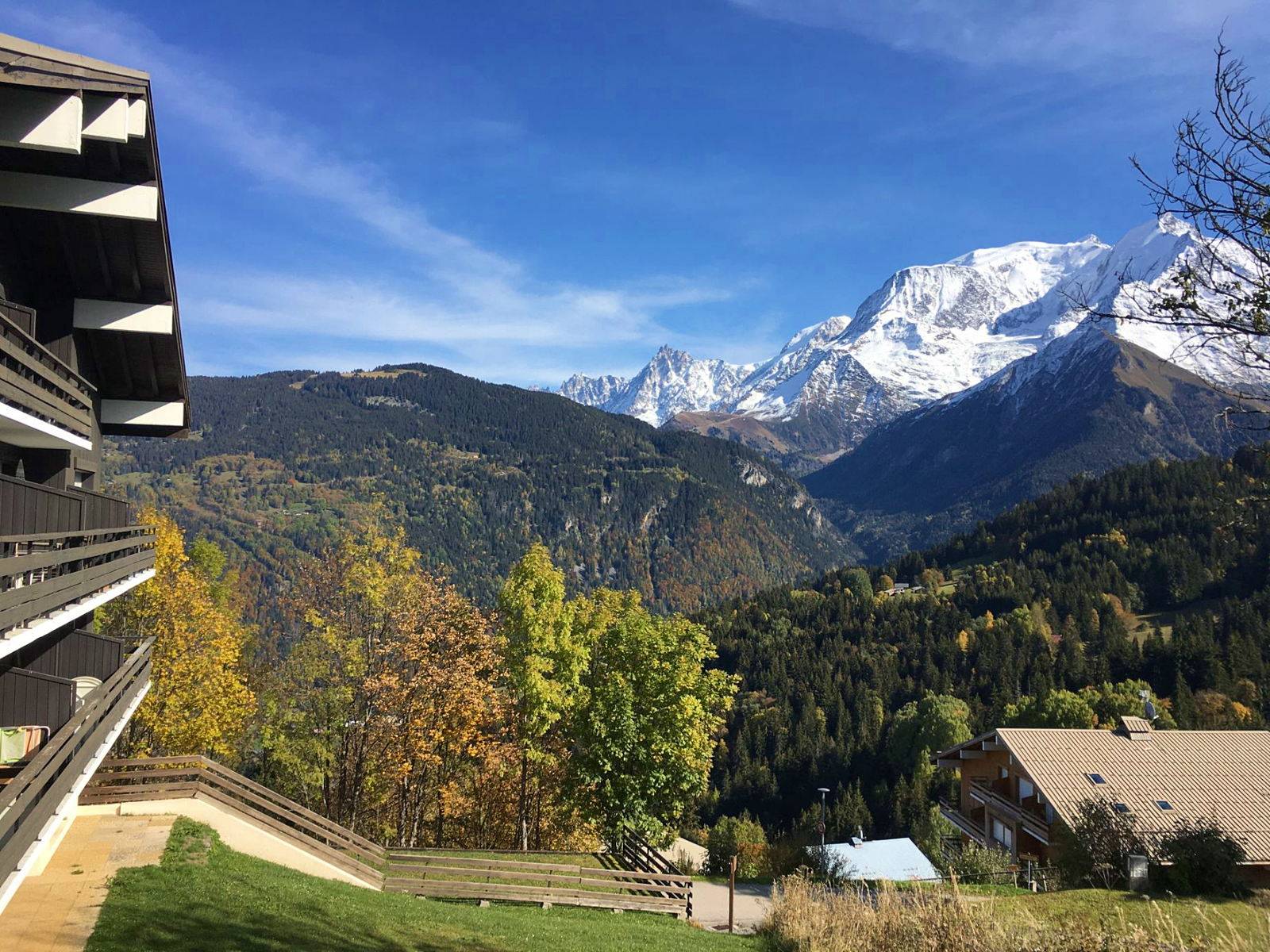 Loue appartement 5 couchages, proximité pistes vue Mont Blanc Saint Gervais les Bains (74