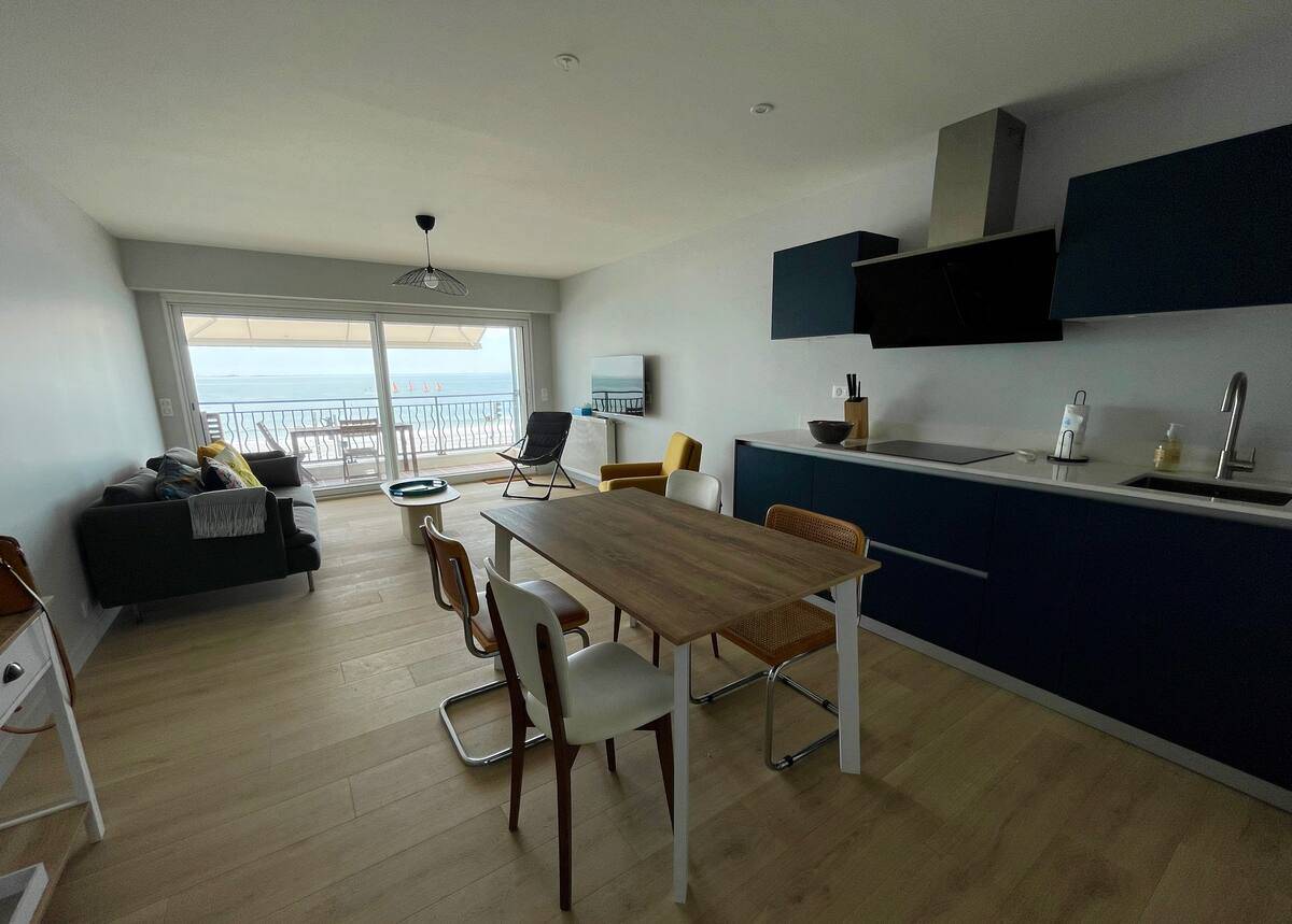 Loue appartement face mer - 2 chambres, 4 couchages - La Baule-Escoublac (44)