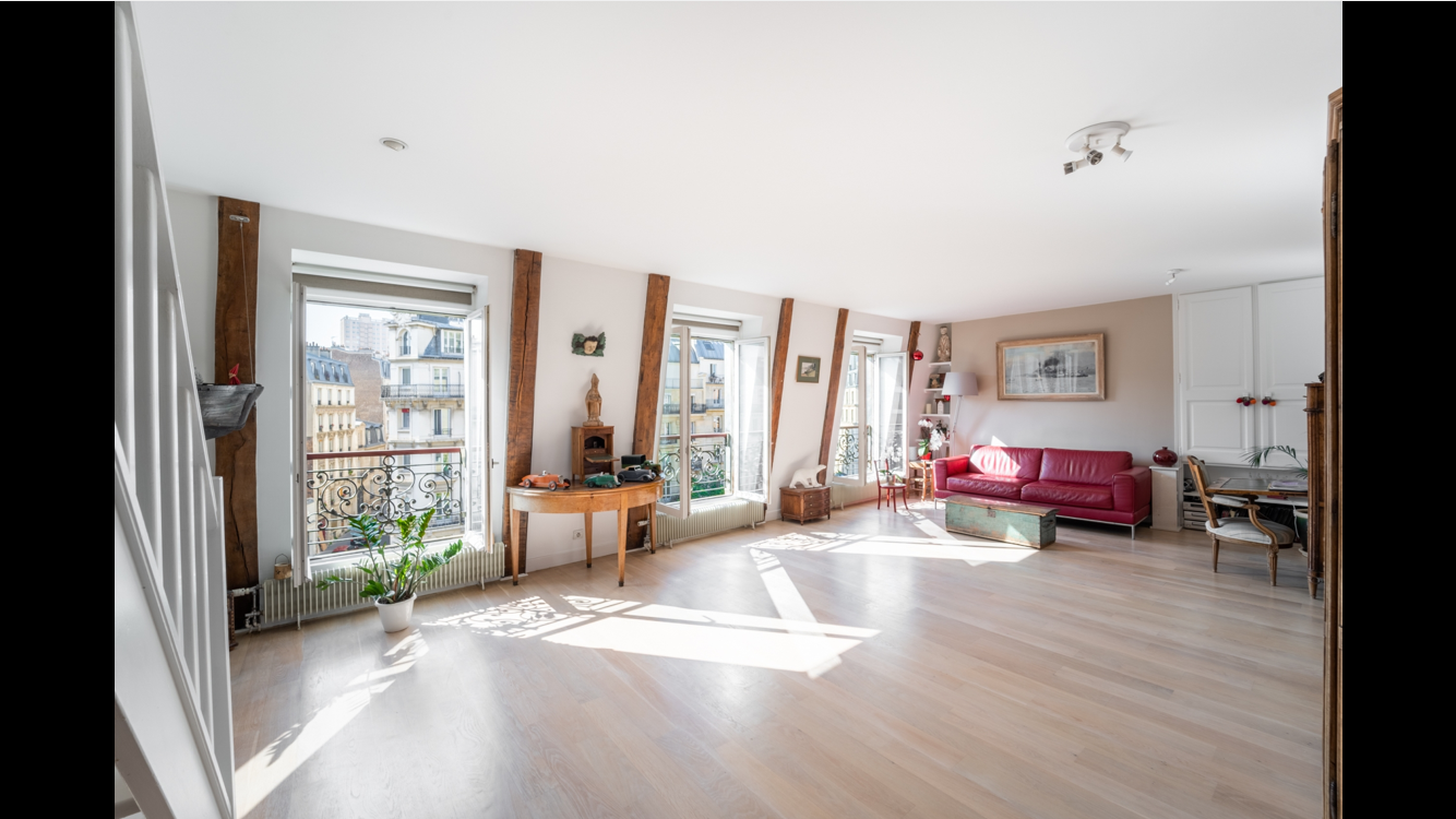 Vends appartement familial de charme en duplex, 162m² pondérés, Paris 5ème