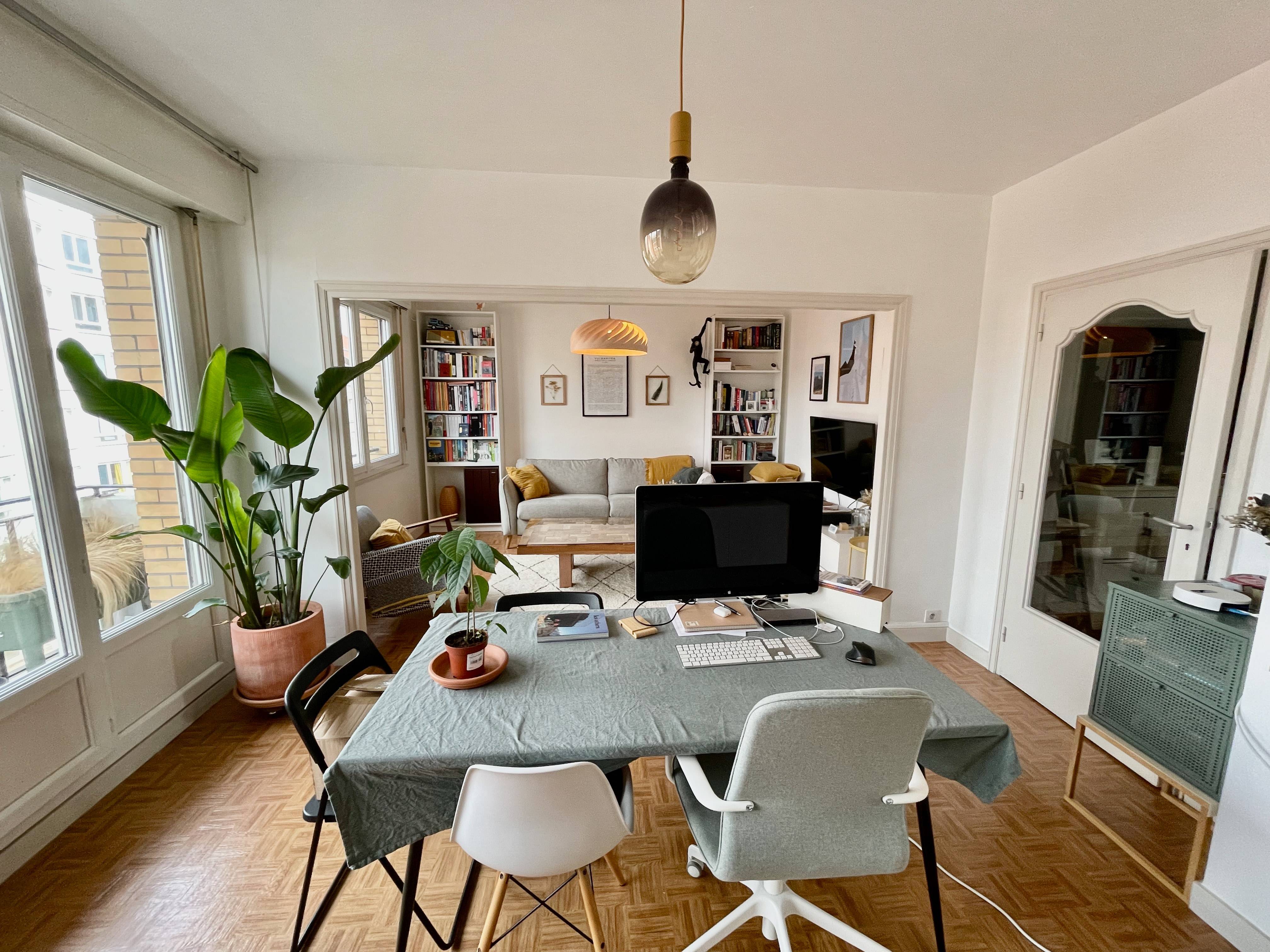 Loue appartement 61m² T2/3 + garage rue Nationale Lille