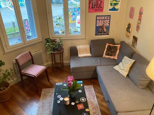 Loue appartement Fête des lumières près du Rhône - 4 places - 1 chambre, 47m², Lyon 7ème