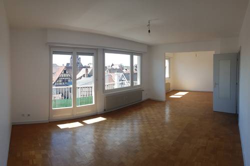 Loue Appartement lumineux avec vue et sans vis à vis en hypercentre - 2 chambres, 102m², Haguenau (67)