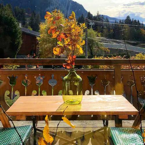 Loue Bel appartement à Megeve (74) avec terrasse - 4 couchages