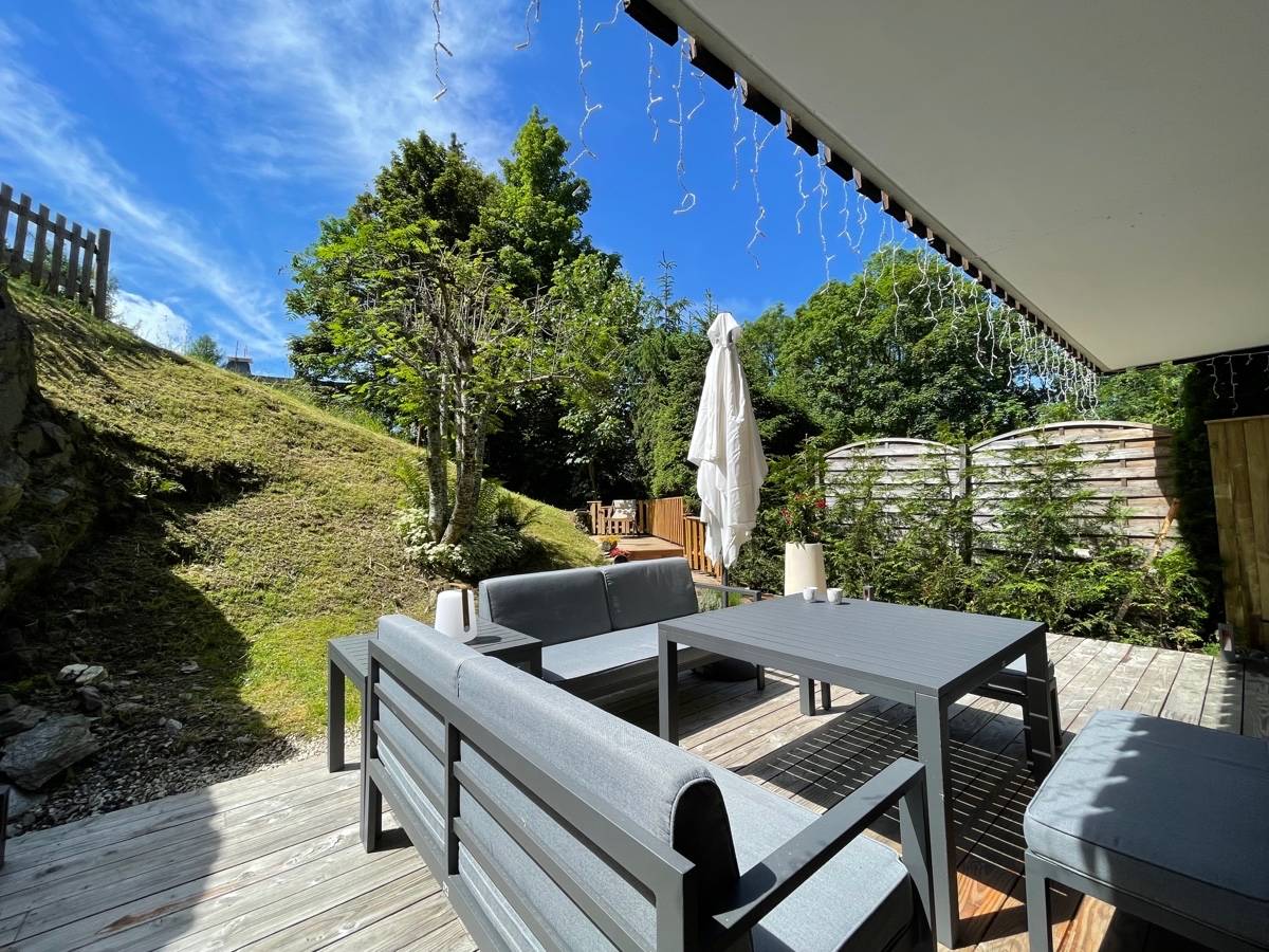 Loue appartement neuf T2 avec jardin· 6 couchages - Megève (74)