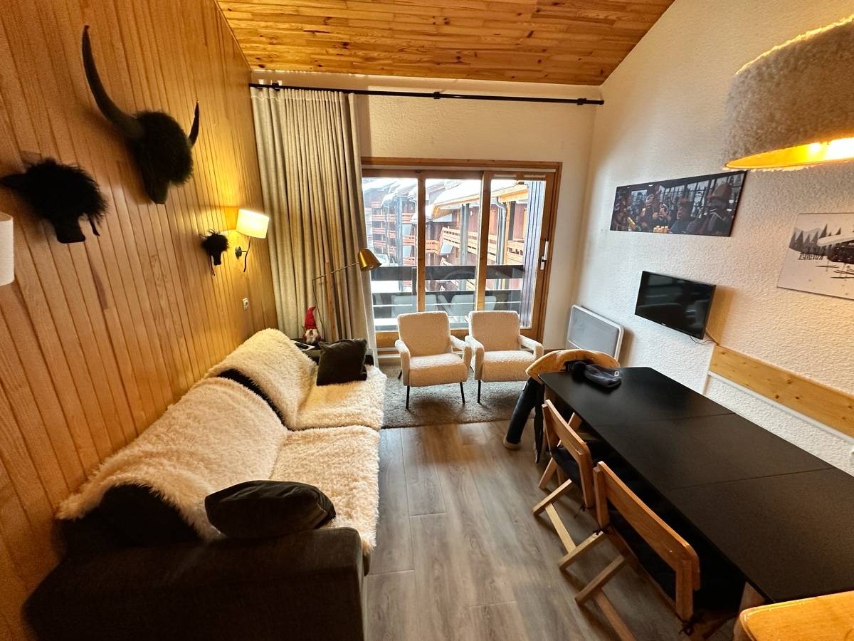 Loue bel appartement Meribel Mottaret 6 p 2 sdb Pieds des Pistes - 6 couchages