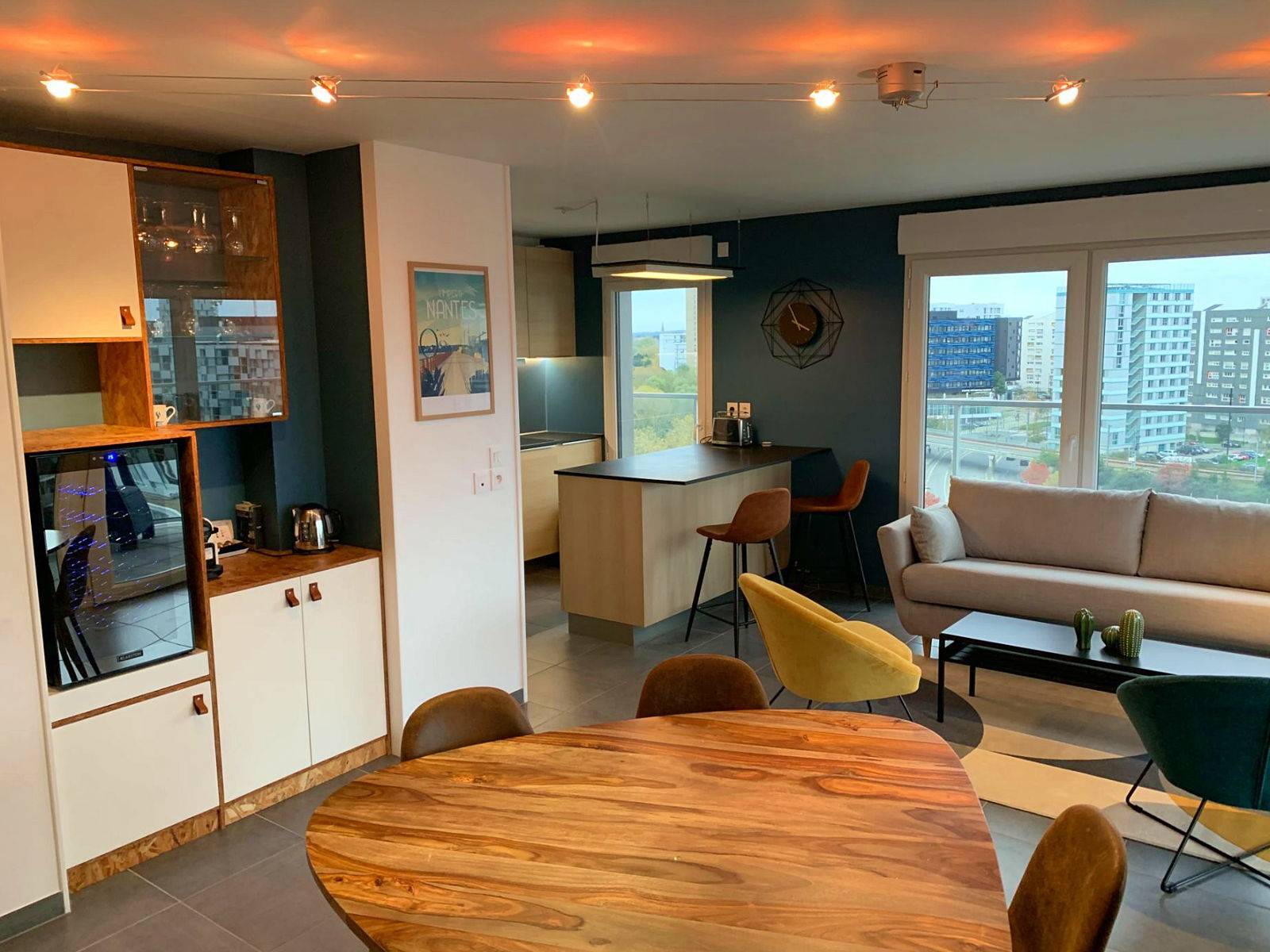 Loue Appartement T3 meublé de 64m²+ terrasse + parking - Nantes