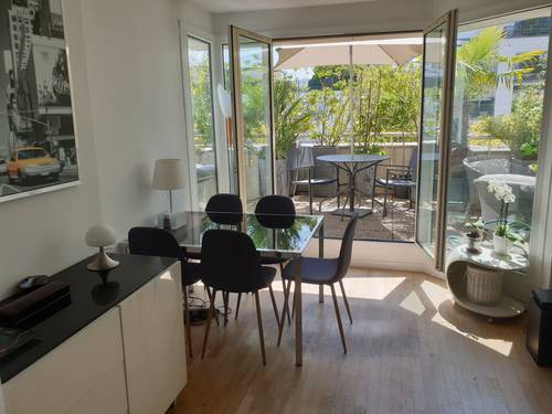 Loue Appartement meublé à Levallois Perret 2 pièces de 46m² + Terrasse de 30m² + Cave + Parking