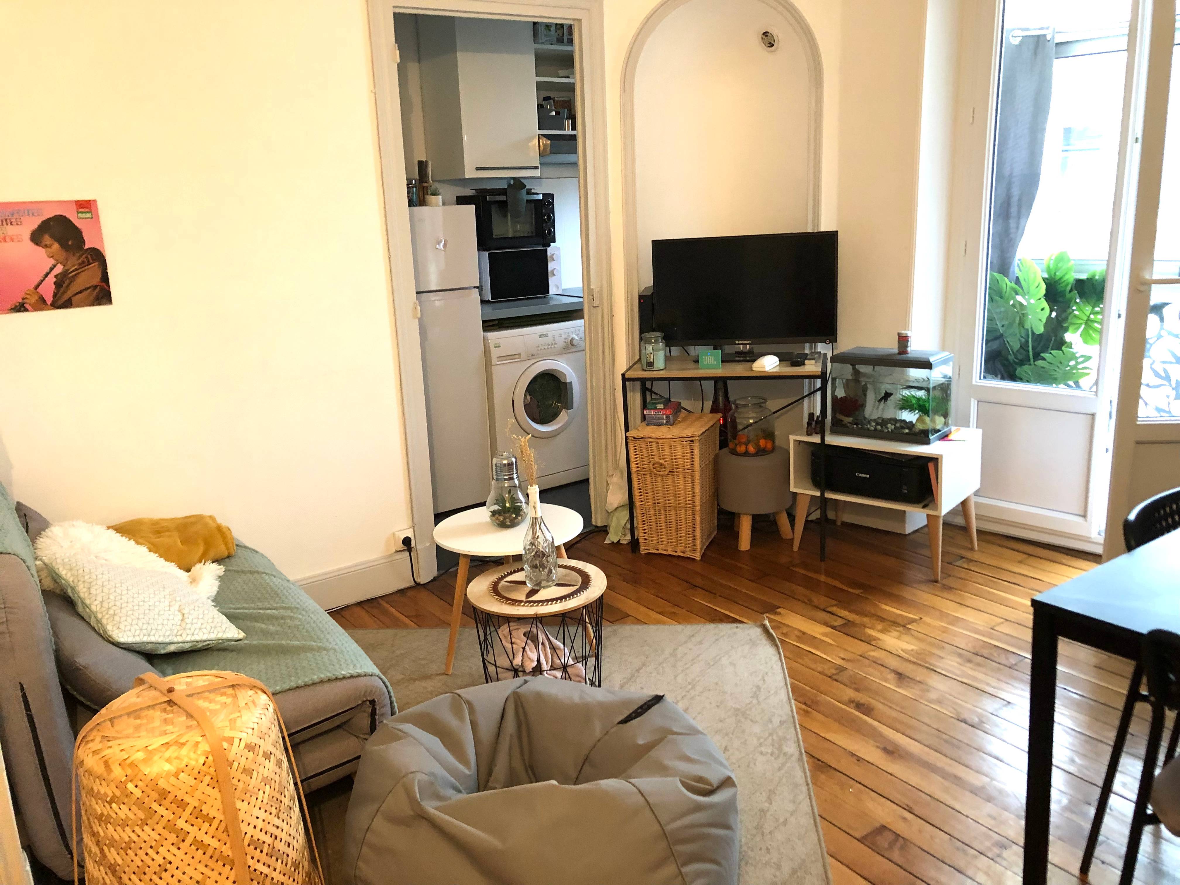 Loue bel appartement meublé - 3 pièces - 37m² - Dijon (21)