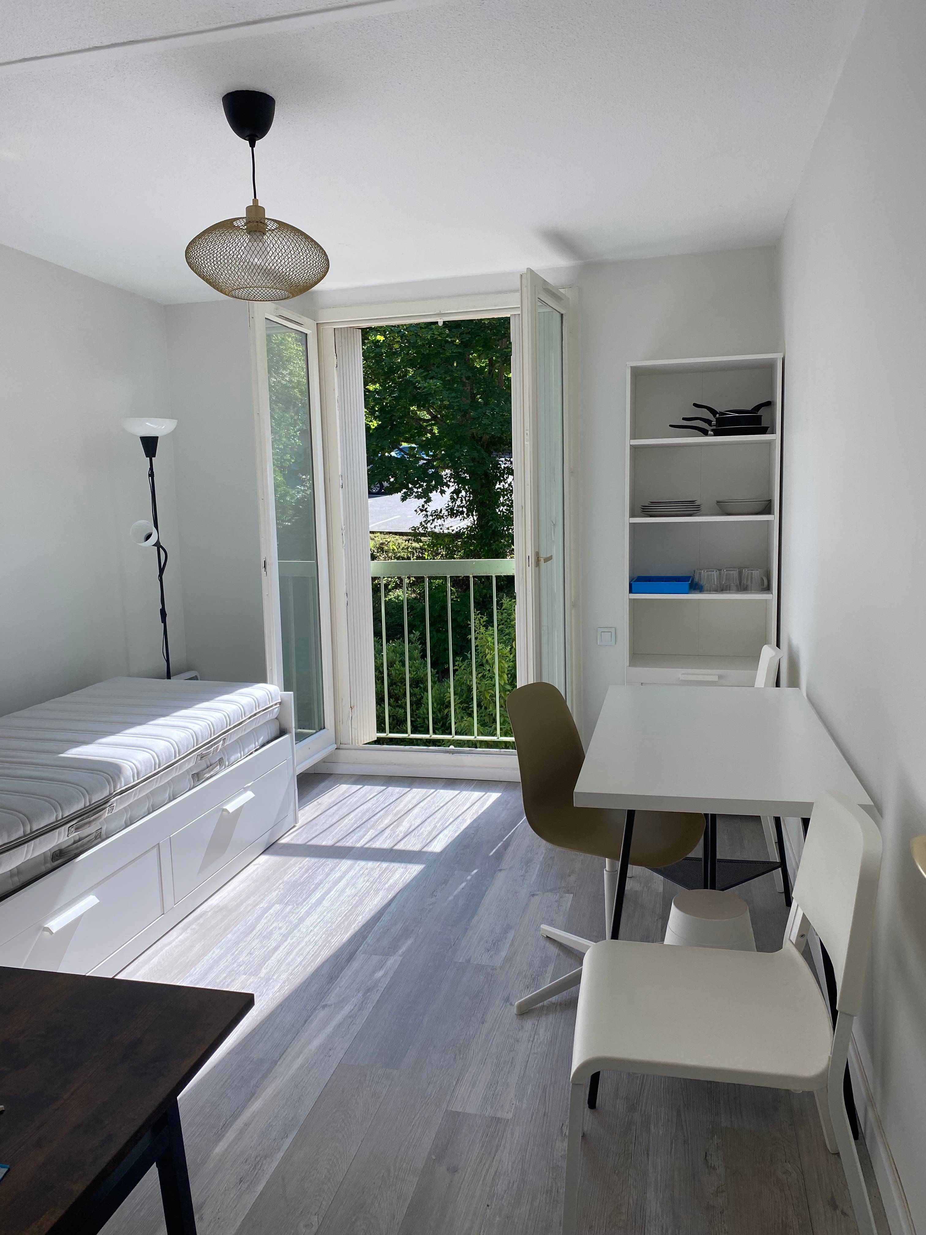 Loue studio meublé Toulouse (31) Quartier Rangueil 19m²