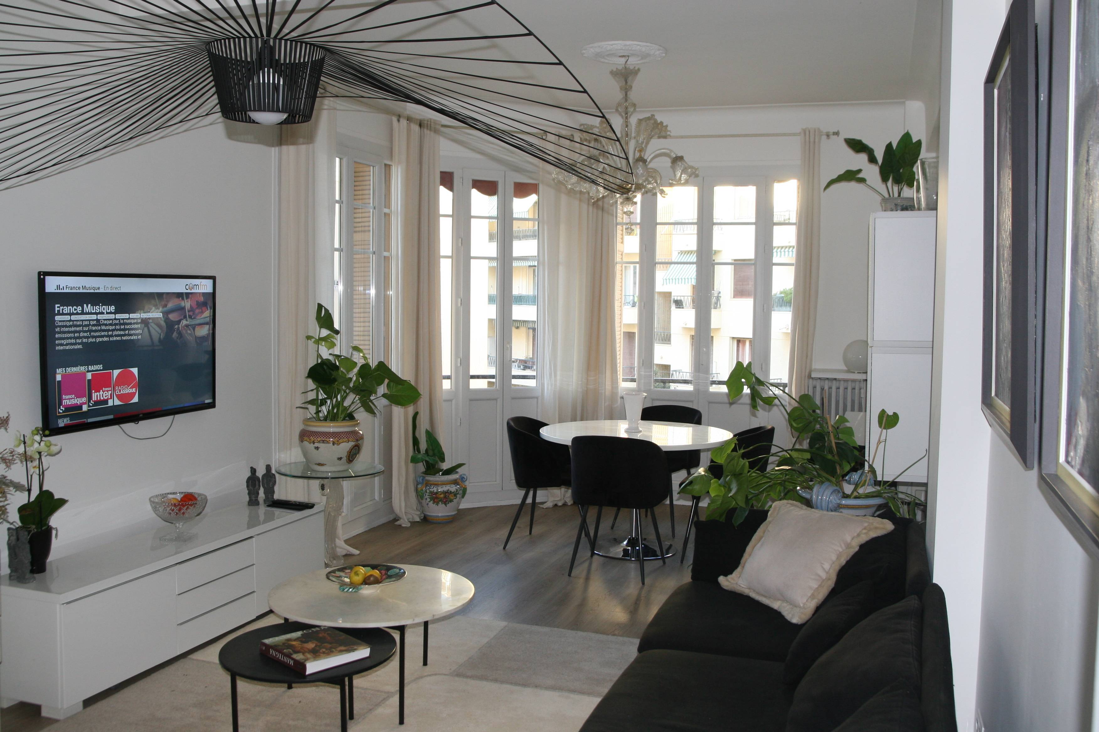 Loue Nice bel appartement à 8 minutes de la Promenade des Anglais, près du Negresco 2 chambres, 4 couchages