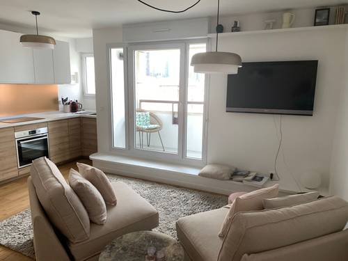 Loue Appartement Panoramique pour séjour Parisien courte durée - 1 chambre, 4 couchages, Puteaux (92)