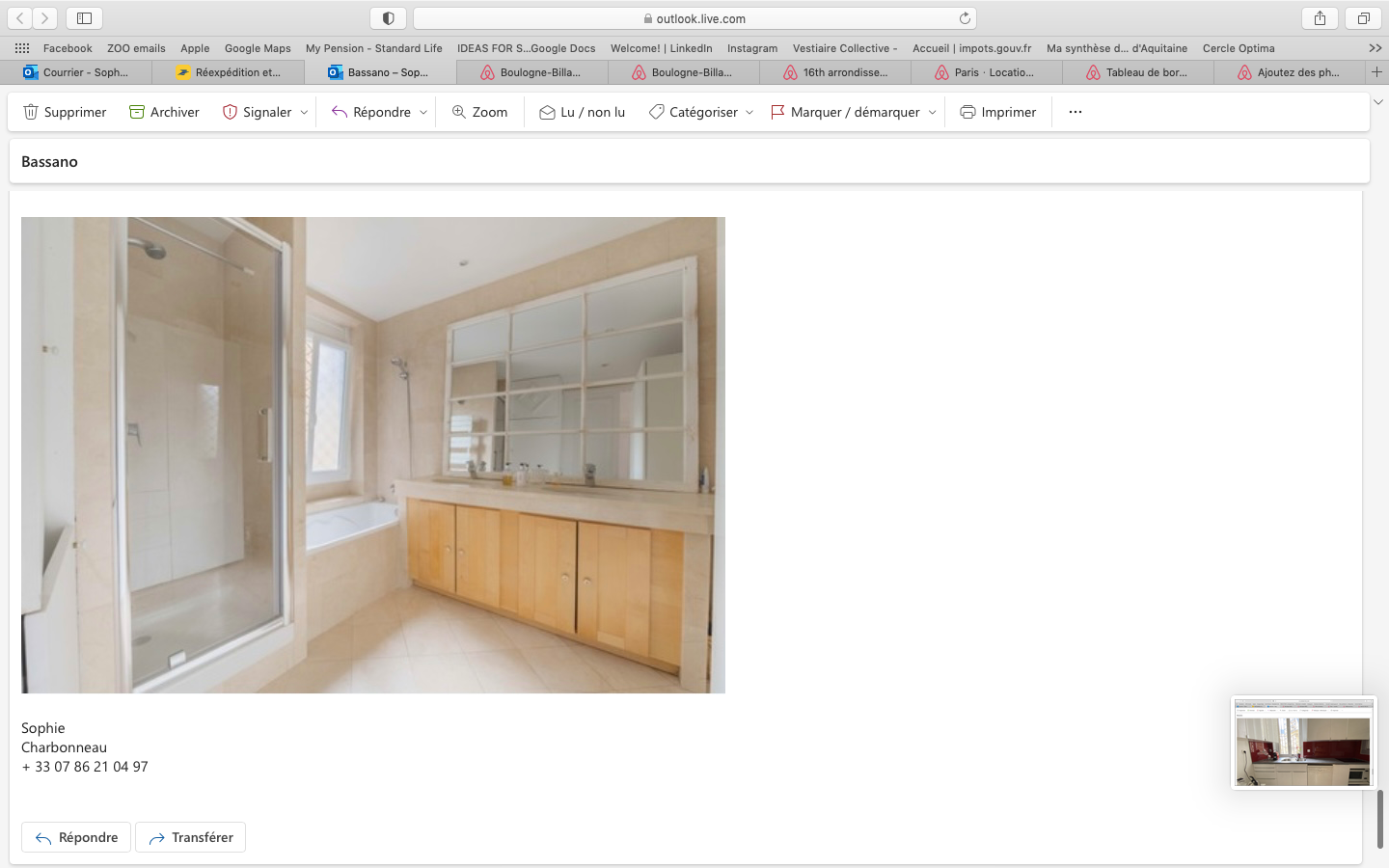 Une photo de l’annonce