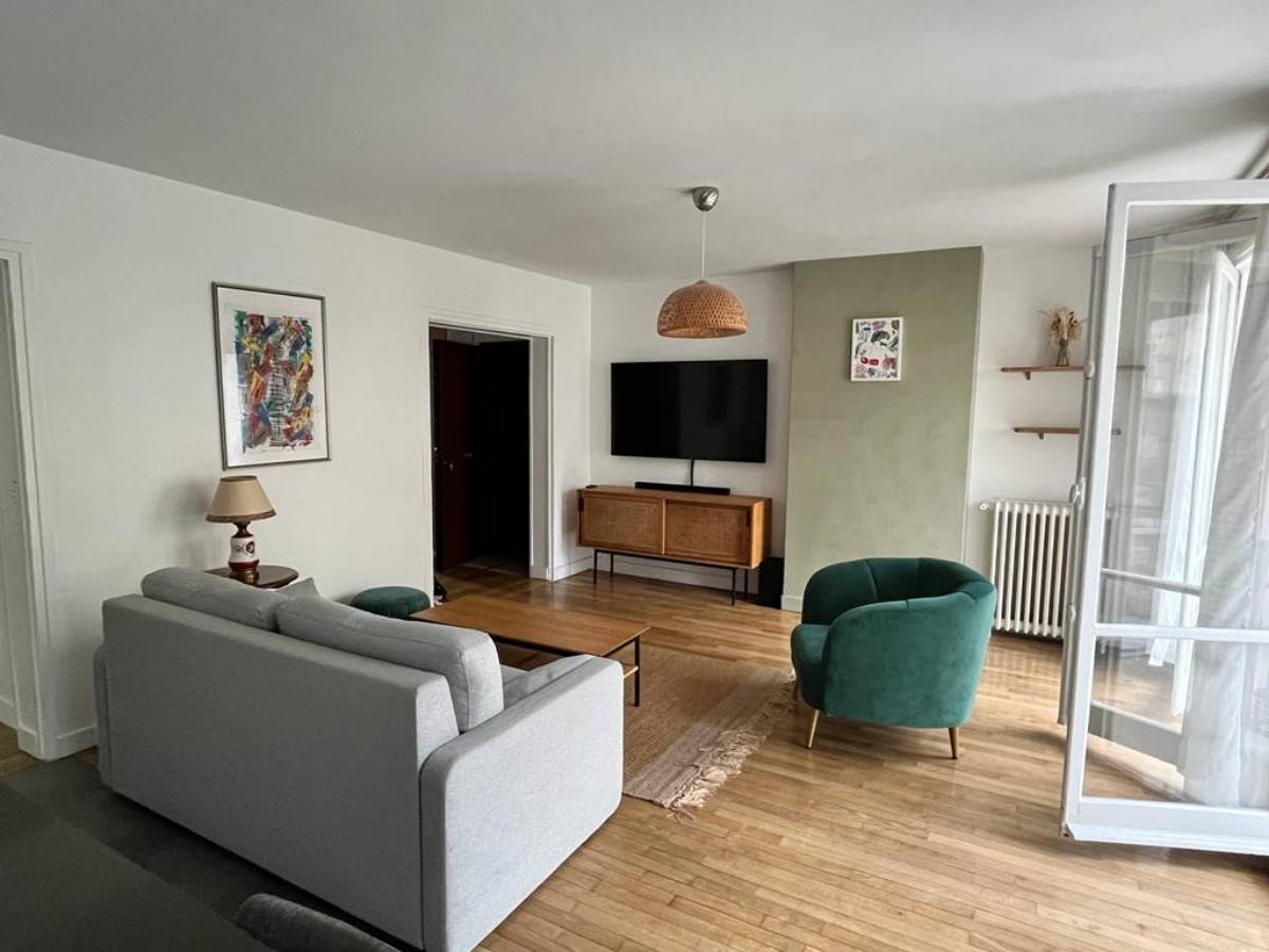 Loue appartement Paris 16ème porte de Saint Cloud 2 chambres, 80m² on