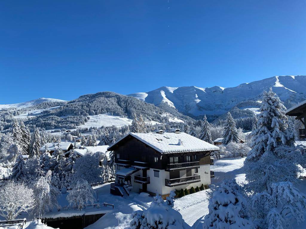 Loue appartement T3 cosy à Megève, pied des pistes - 6 couchages