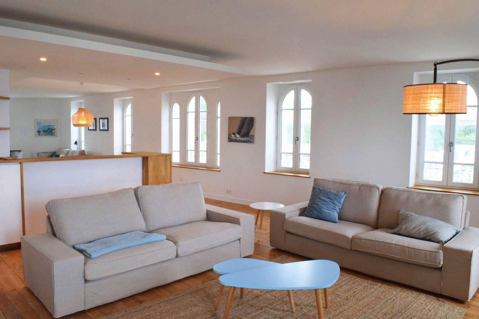 Loue appartement très bel sur plage vue mer Bretagne Nord - 4 chambres, 8 couchages - Saint-Cast (22)