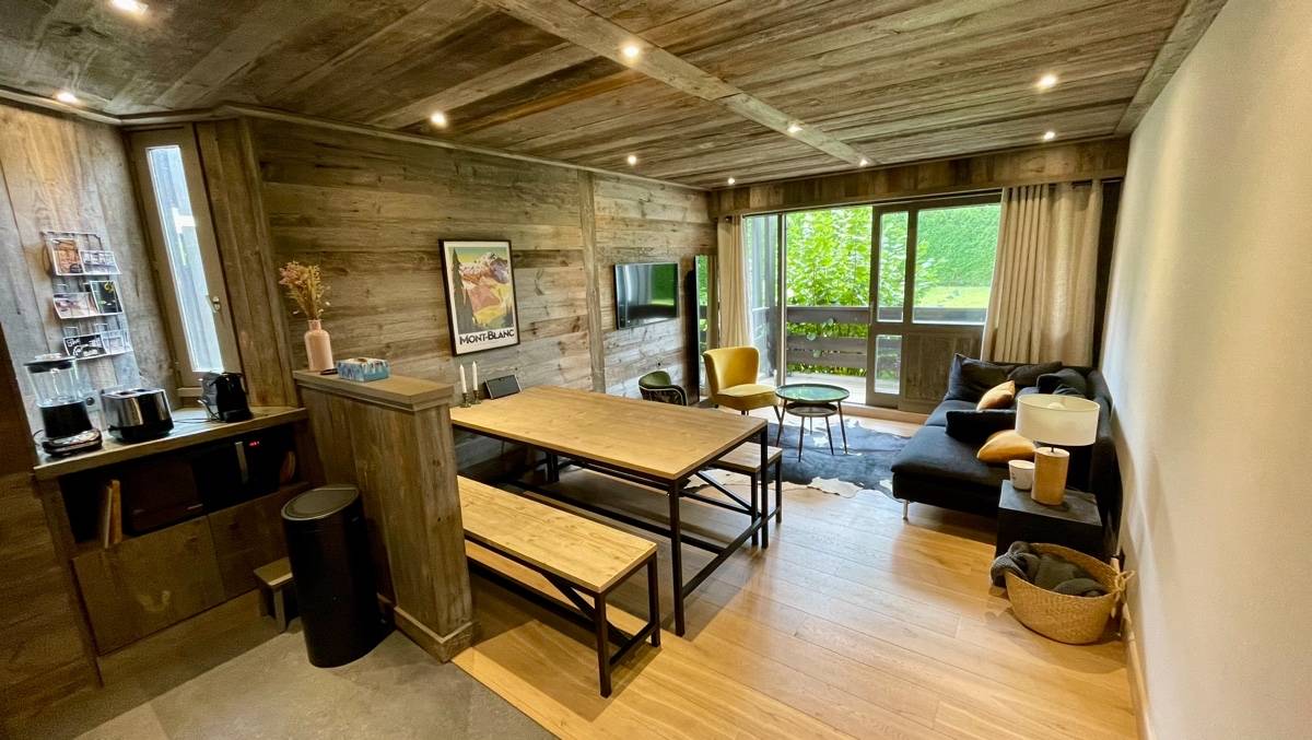 Megève (74) - Loue bel appartement au pied du téléphérique de Rochebrune - 2 chambres - 6 couchages - 57m²