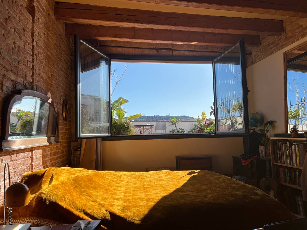 Loue appartement avec terrasse dans le centre de Barcelone - 1 chambre, 2 couchages
