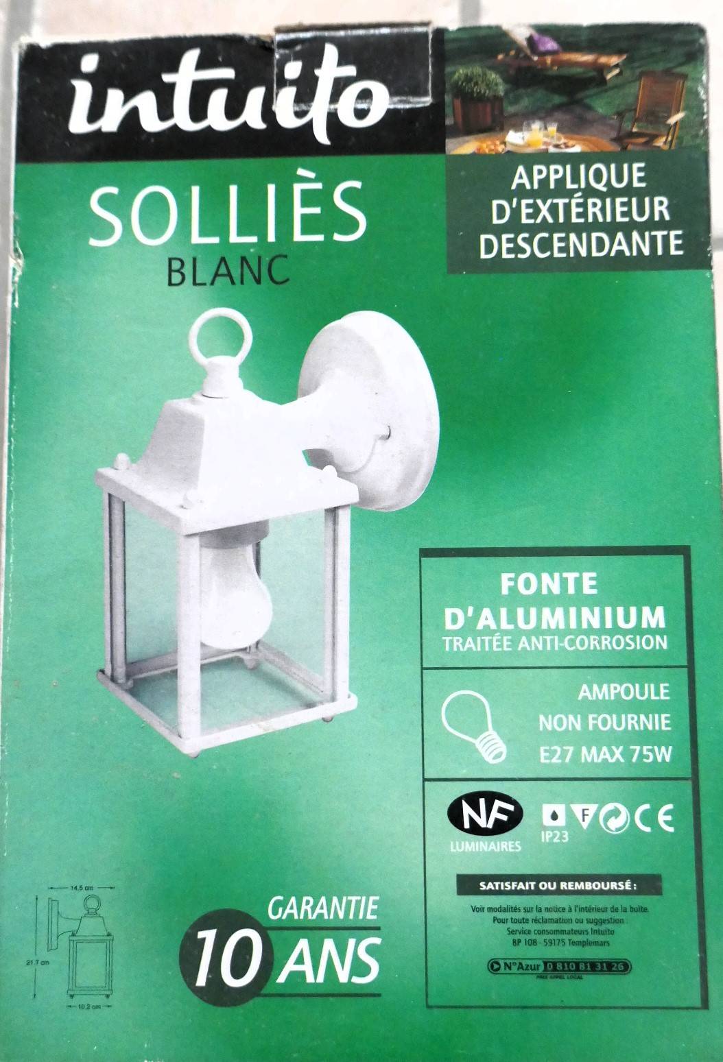 Vends applique murale extérieure neuve