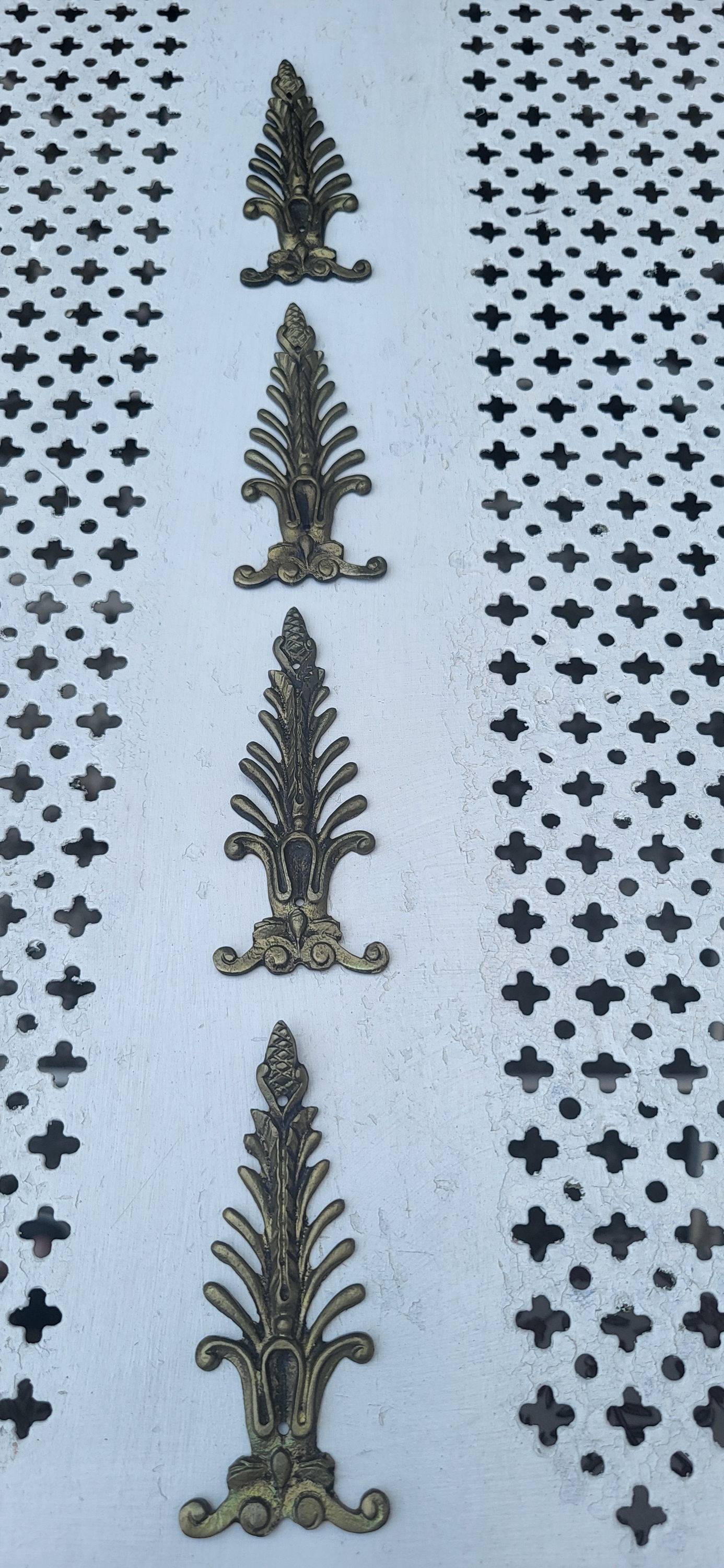 4 appliques en bronze époque Empire