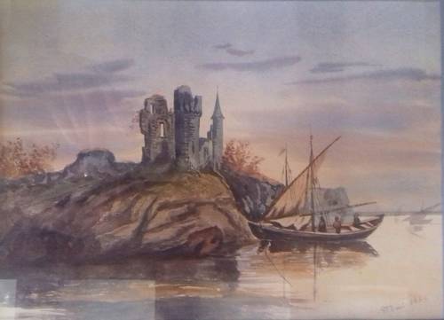 Aquarelle XIX°