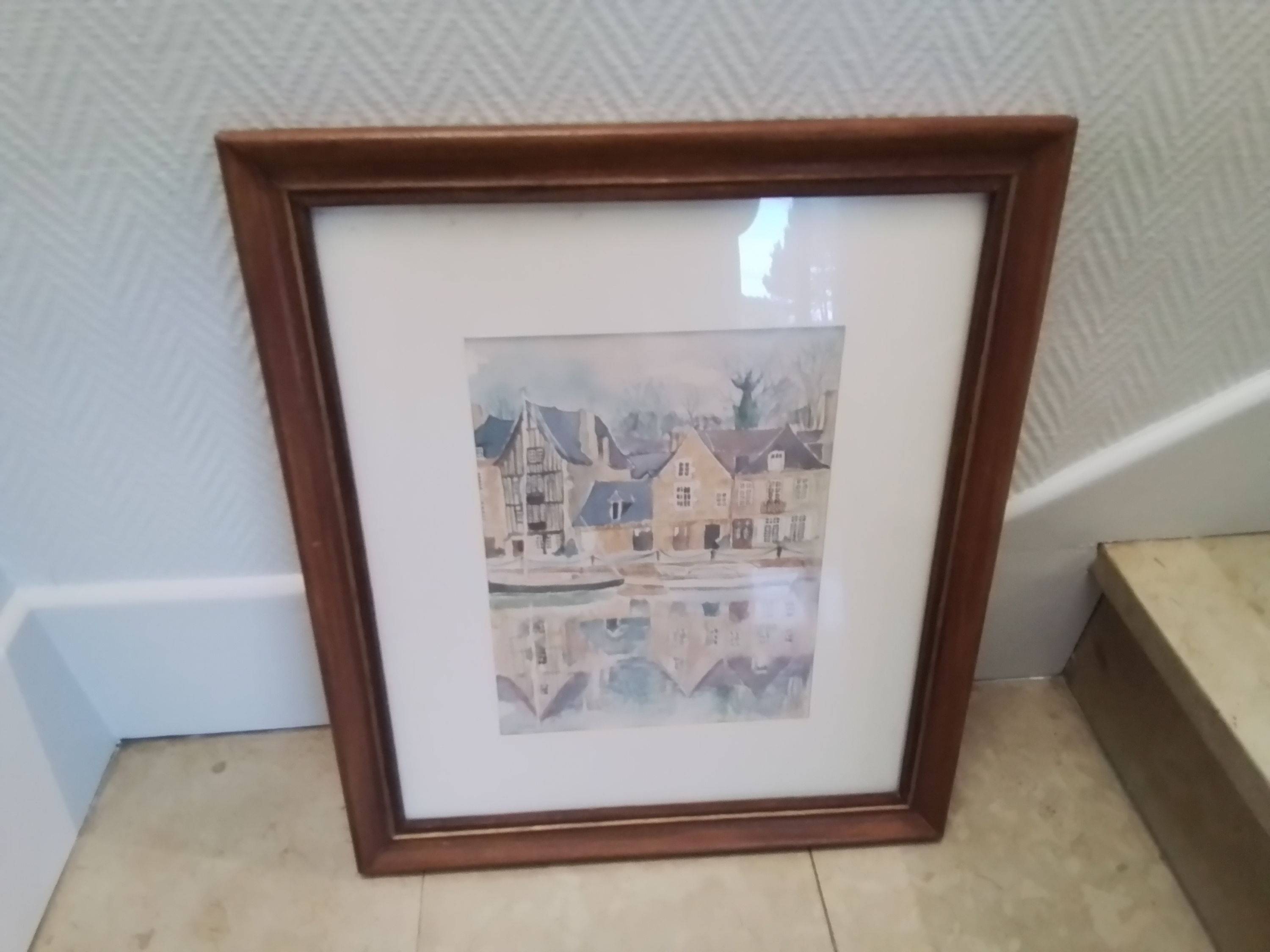 Vends aquarelle de Bretagne