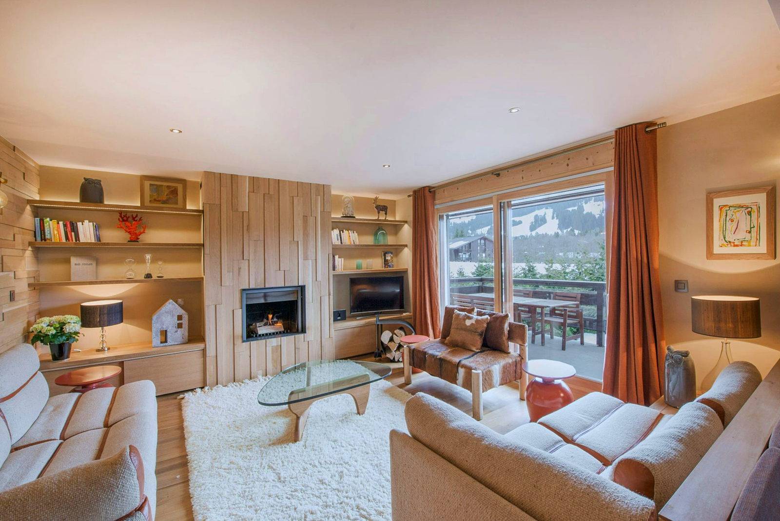 Loue luxueux appartement 4 pièces, piscine, accès pistes et golf - 6 couchages, Mont d’Arbois Megève (74)